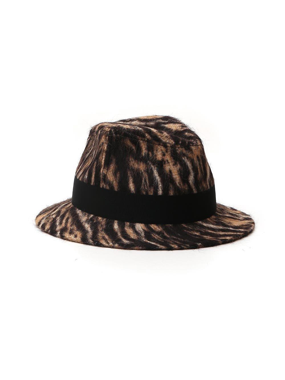 【送料&関税込】Saint Laurent Animal Print Fedora Hat Saint Laurent Animal Print Fedora Hat | italist