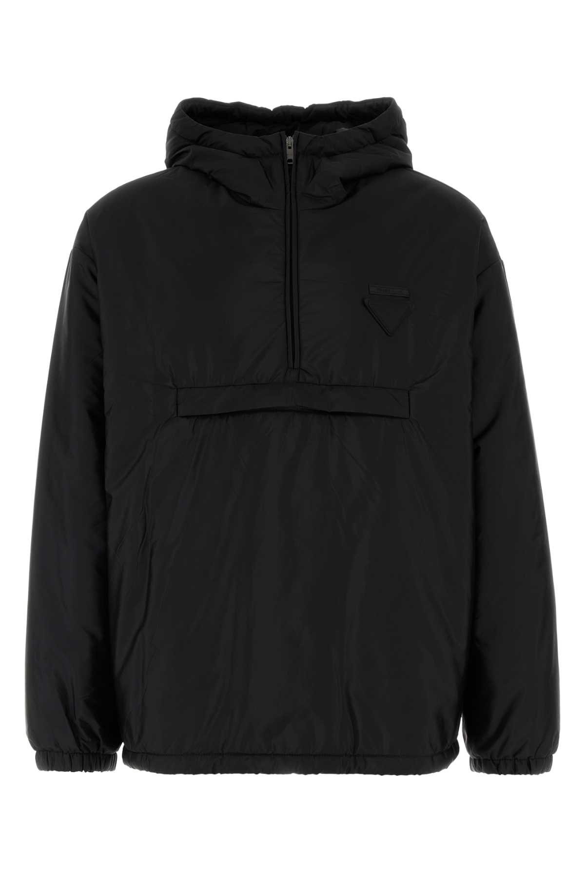 ジャケットその他 PRADA Black Re-Nylon padded jacket (SGX093S2221WQ8 F0002) Prada Black Re-nylon Padded Jacket | italist