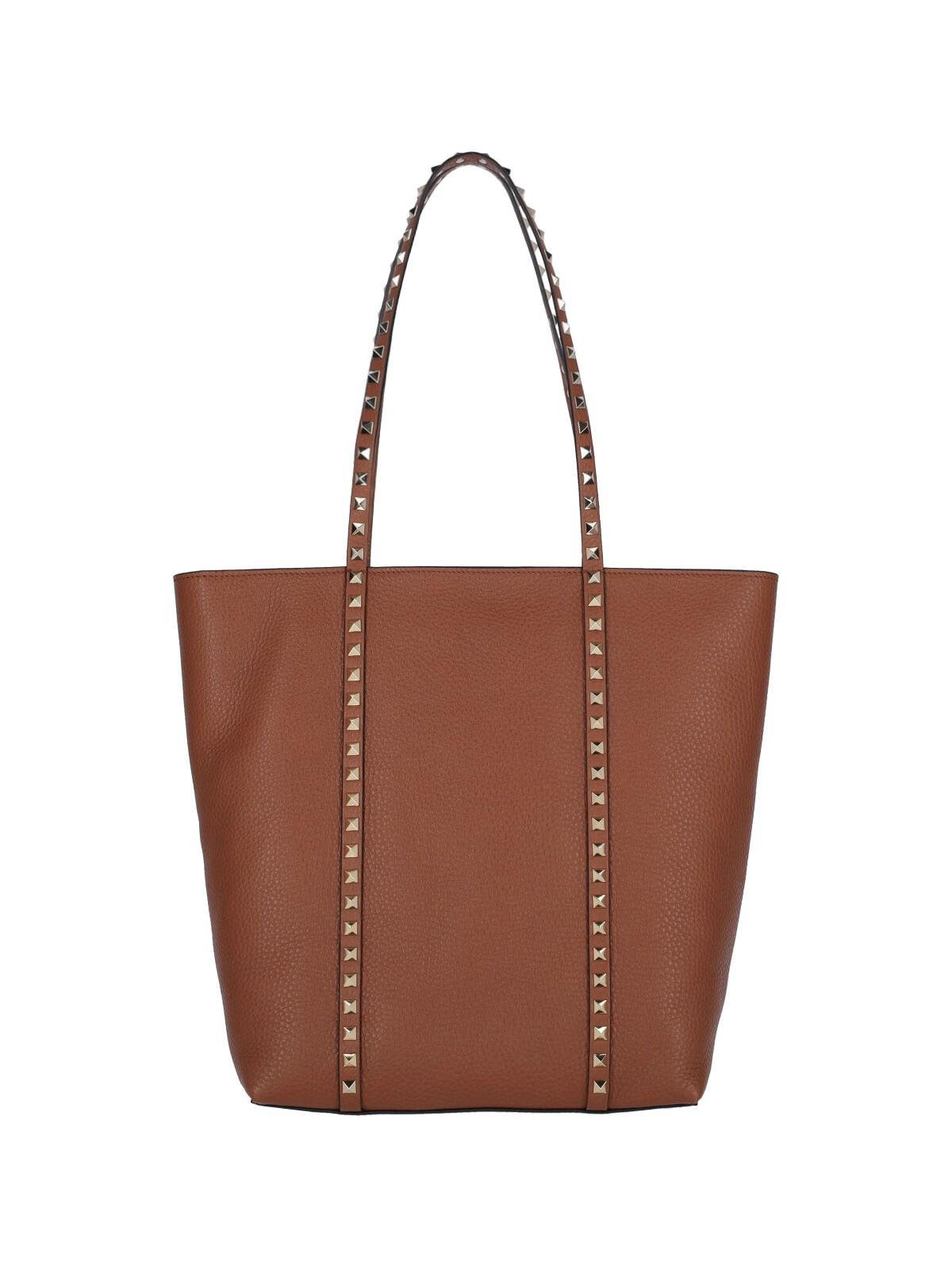 ★関税込み★ VALENTINO GARAVANI Tote Bag Valentino Garavani Rockstud Tote Bag | Orange | FARFETCH