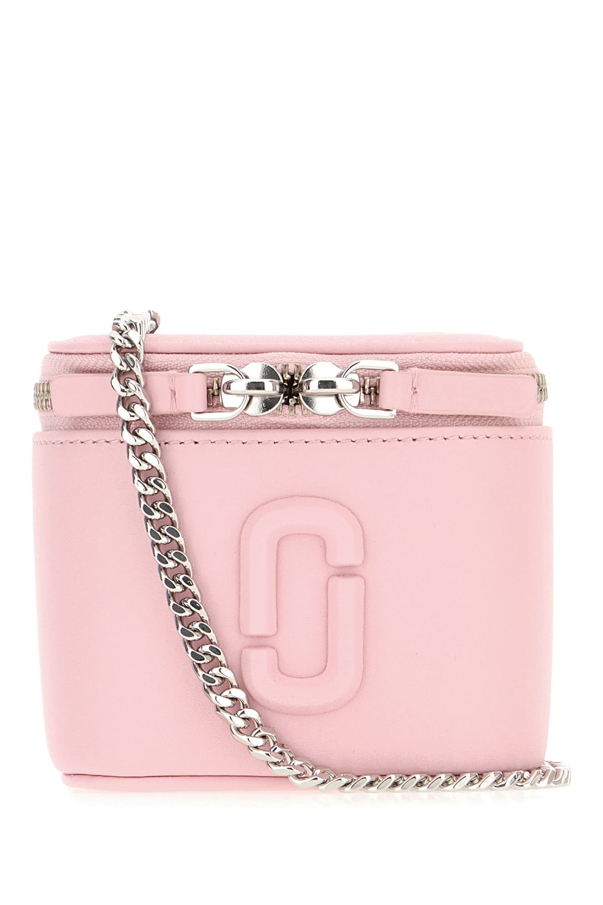 Marc Jacobs Pink Leather Mini Vanity Crossbody Bag | italist