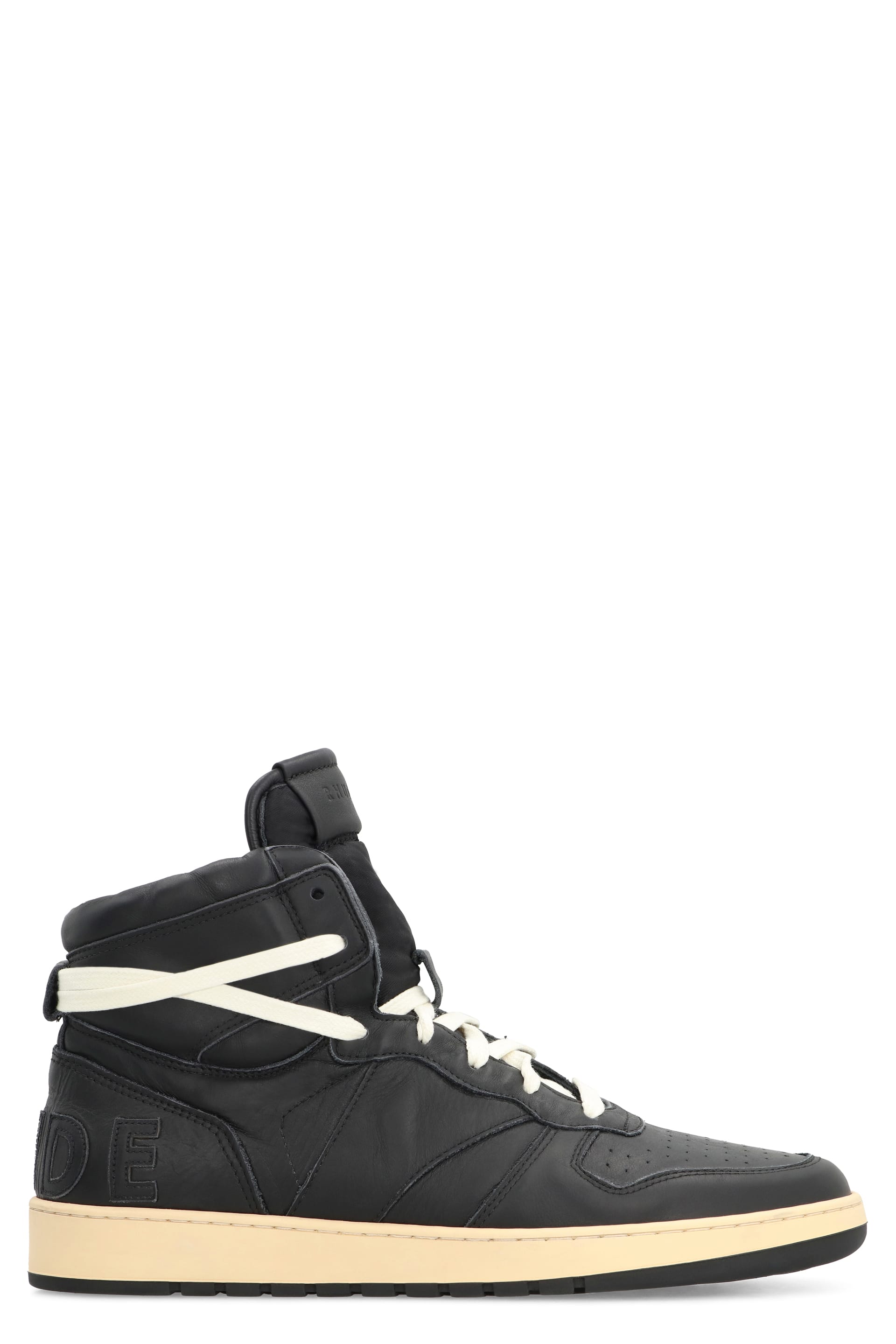 Rhude Rhecess Leather High-top Sneakers | italist Rhude Rhecess Leather High-top Sneakers | italist