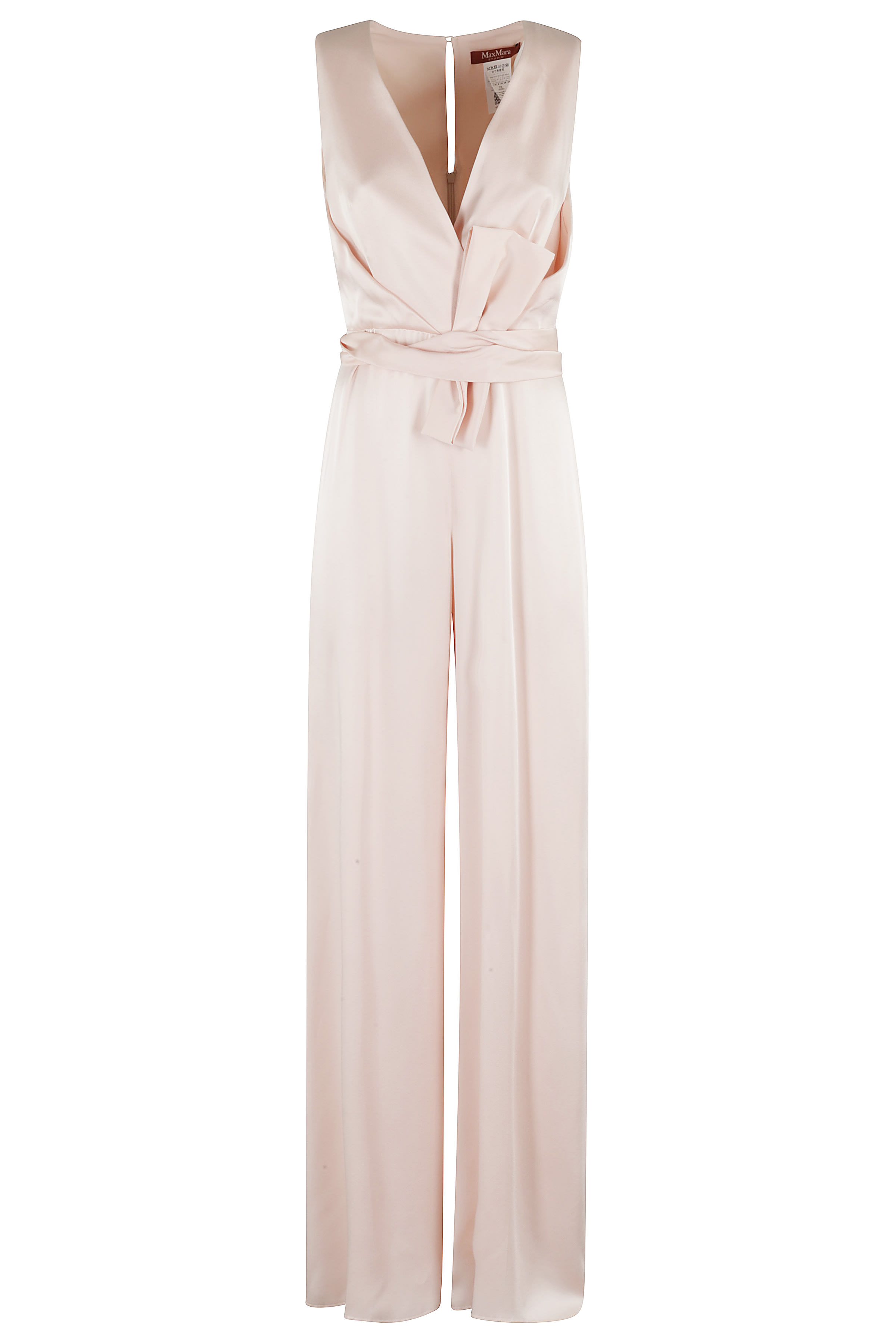 【送料&関税込】Max Mara Studio Light Pink Satin Pomez Jumps Max Mara Studio Light Pink Satin Pomez Jumpsuit | italist