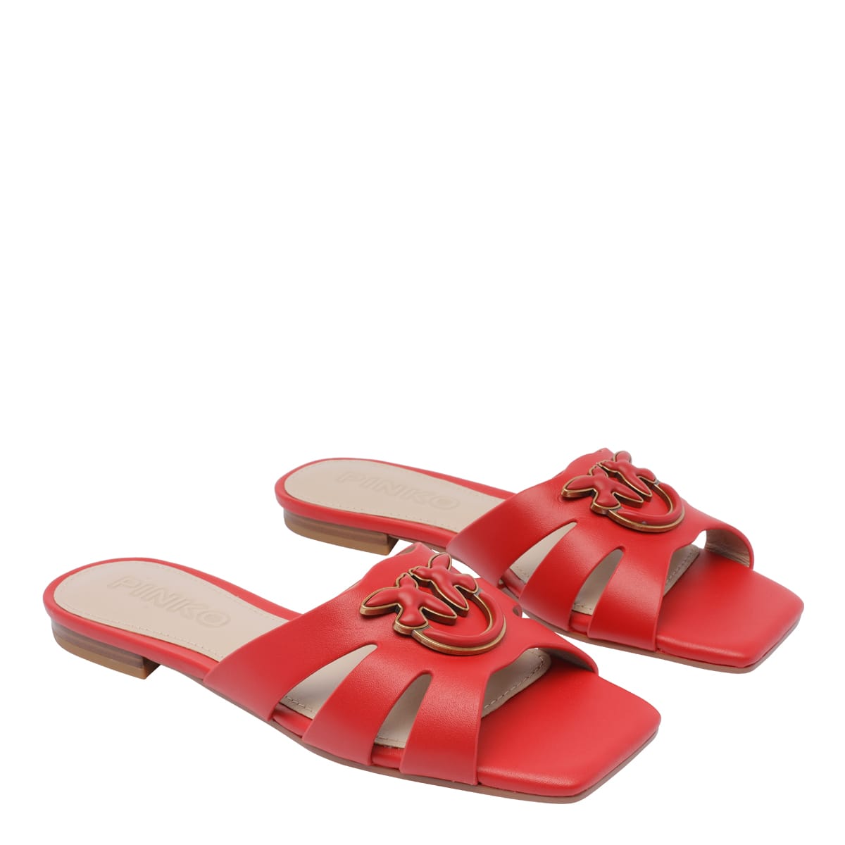 サンダル・ミュール PINKO Marli 08 leather sandals Nero Marli 08 leather sandals PINKO - Nugnes1920