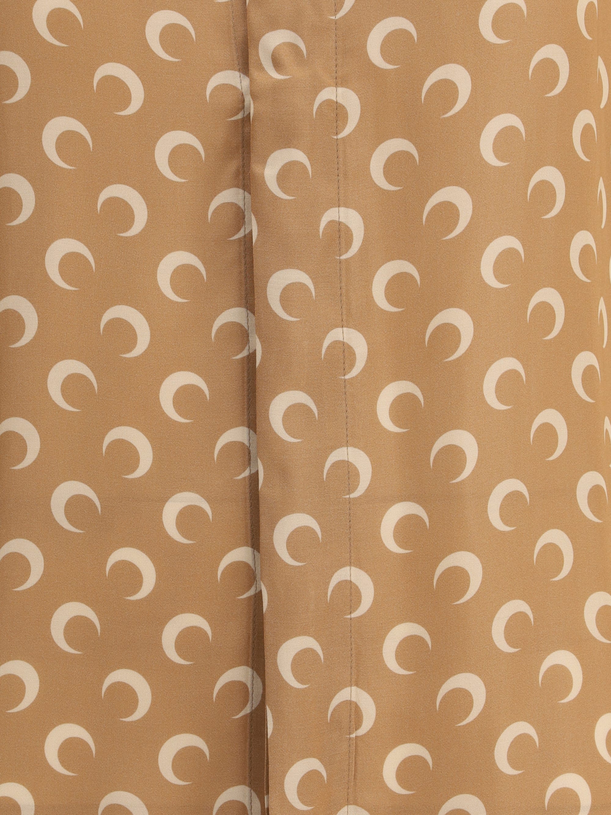 Marine Serre Satin Moon Shirt | italist