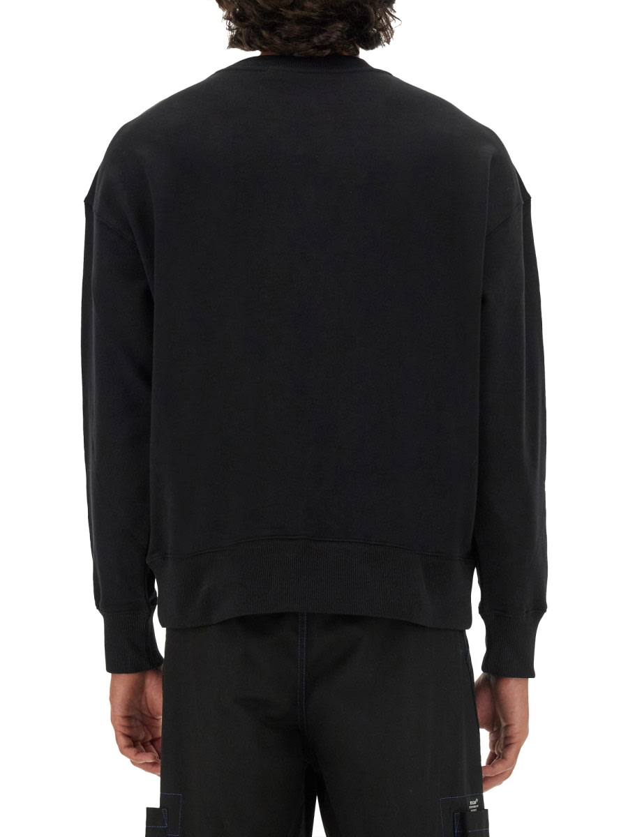 MSGM ロコフリントトロストリンクフティ 3740MM515247799 99 MSGM Sweatshirt With Brushed Logo | italist