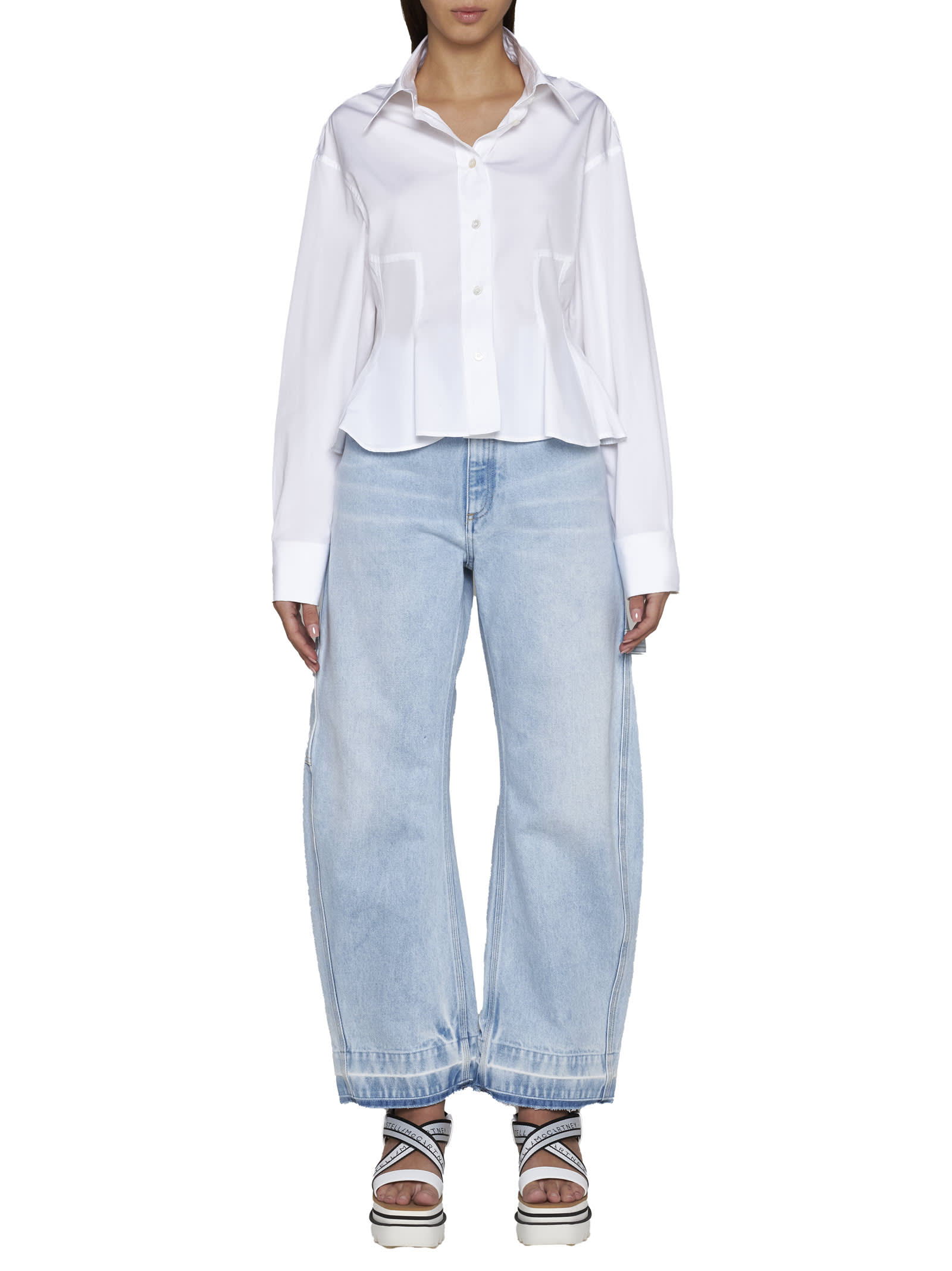 【関税&送料込】Stella Mccartney Banana Leg Utility Jeans STELLA MCCARTNEY - Banana leg Utility jeans | Leam Roma