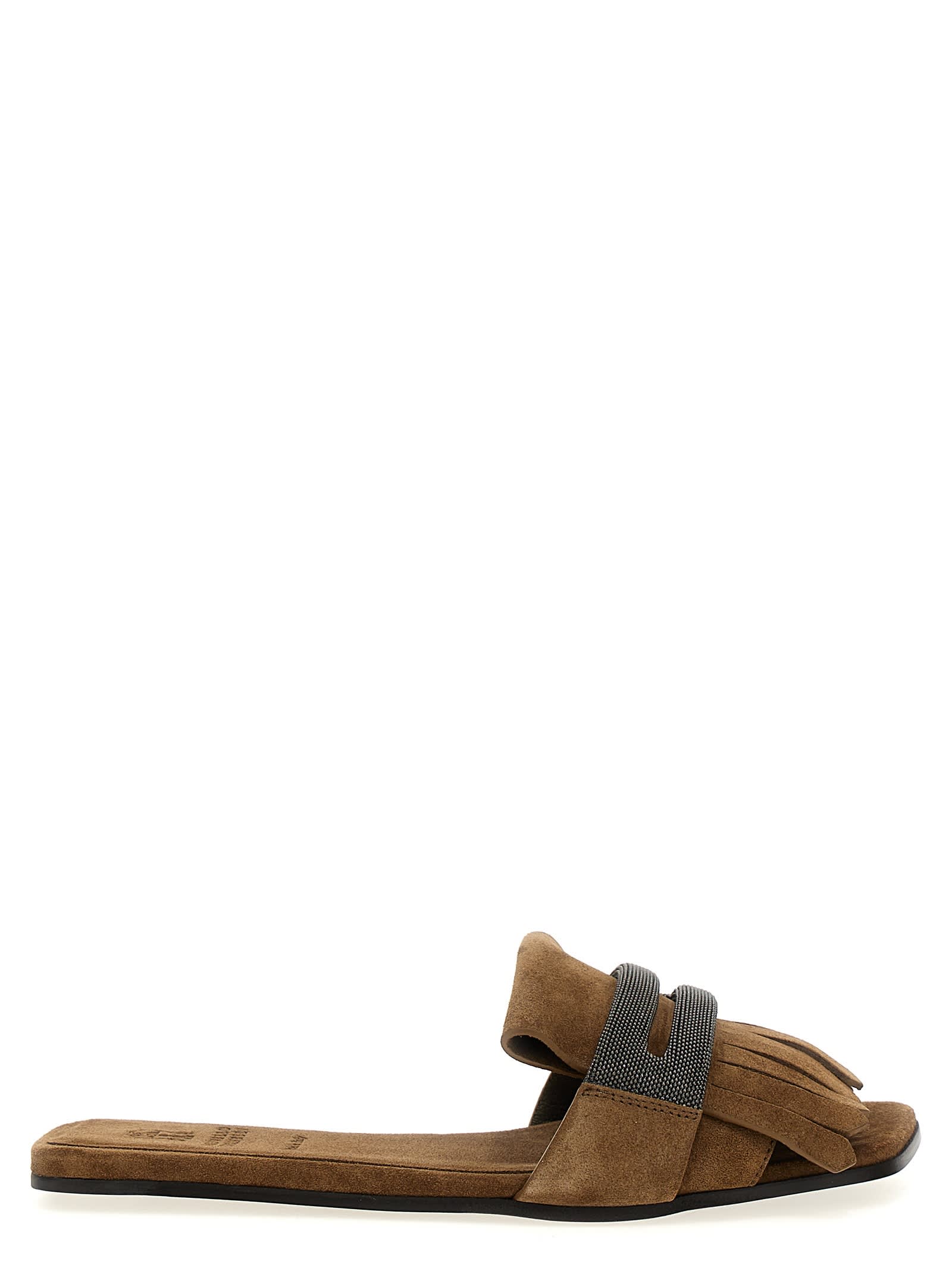 サンダル・ミュール BRUNELLO CUCINELLI SS25 Monile Sandals (MZSFC2971 C5859) Brunello Cucinelli Monile Sandal | italist