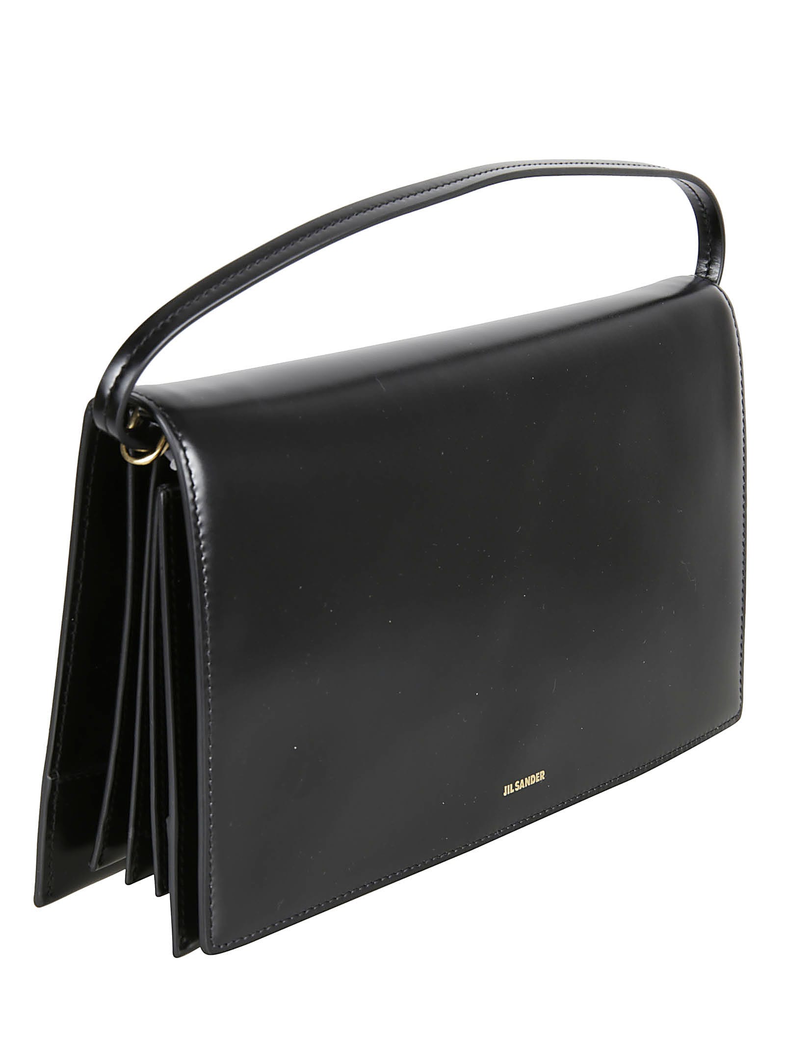 Jil Sander Flap Logo Shoulder Bag italist