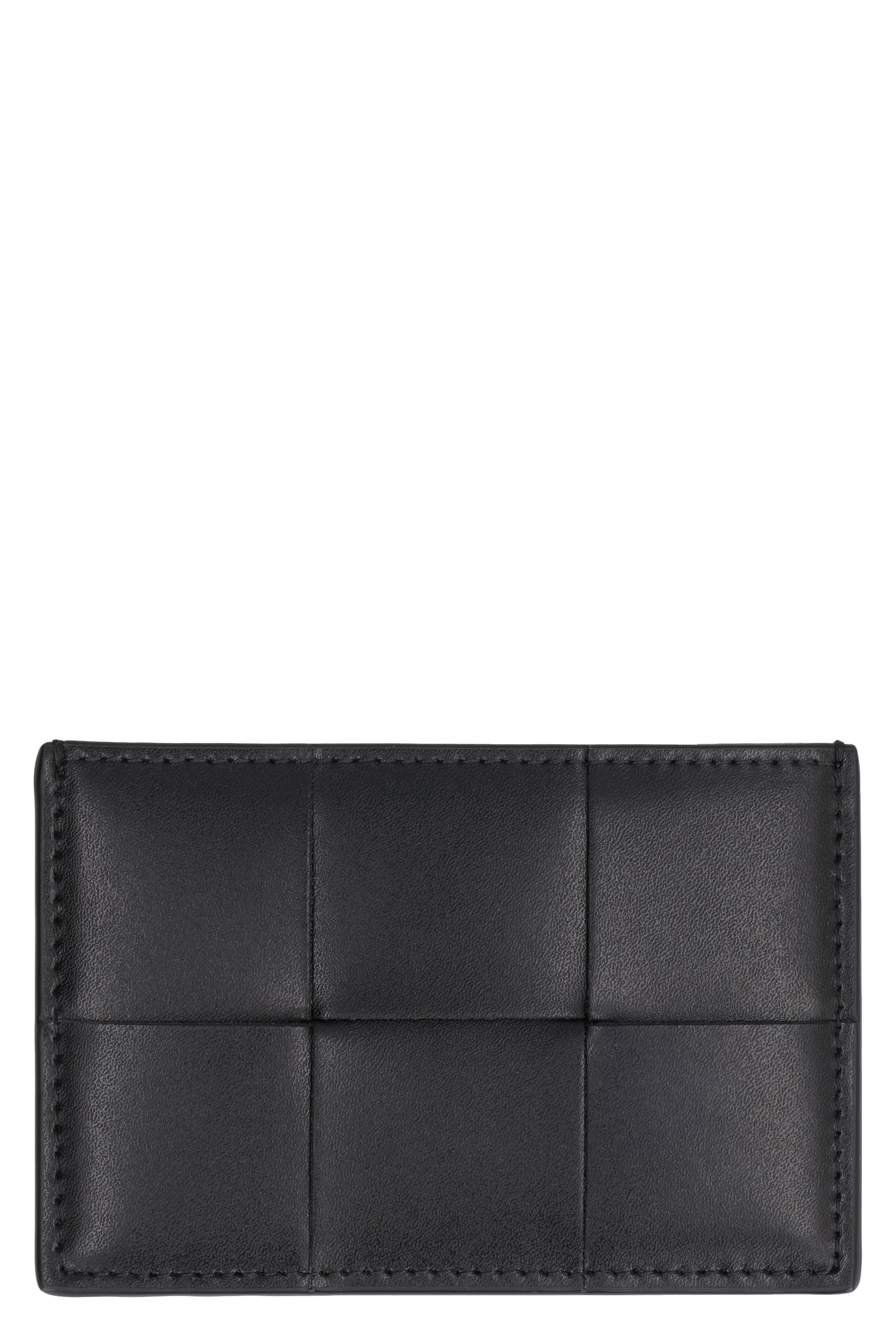 Cassette Intrecciato Full-Grain Leather Cardholder