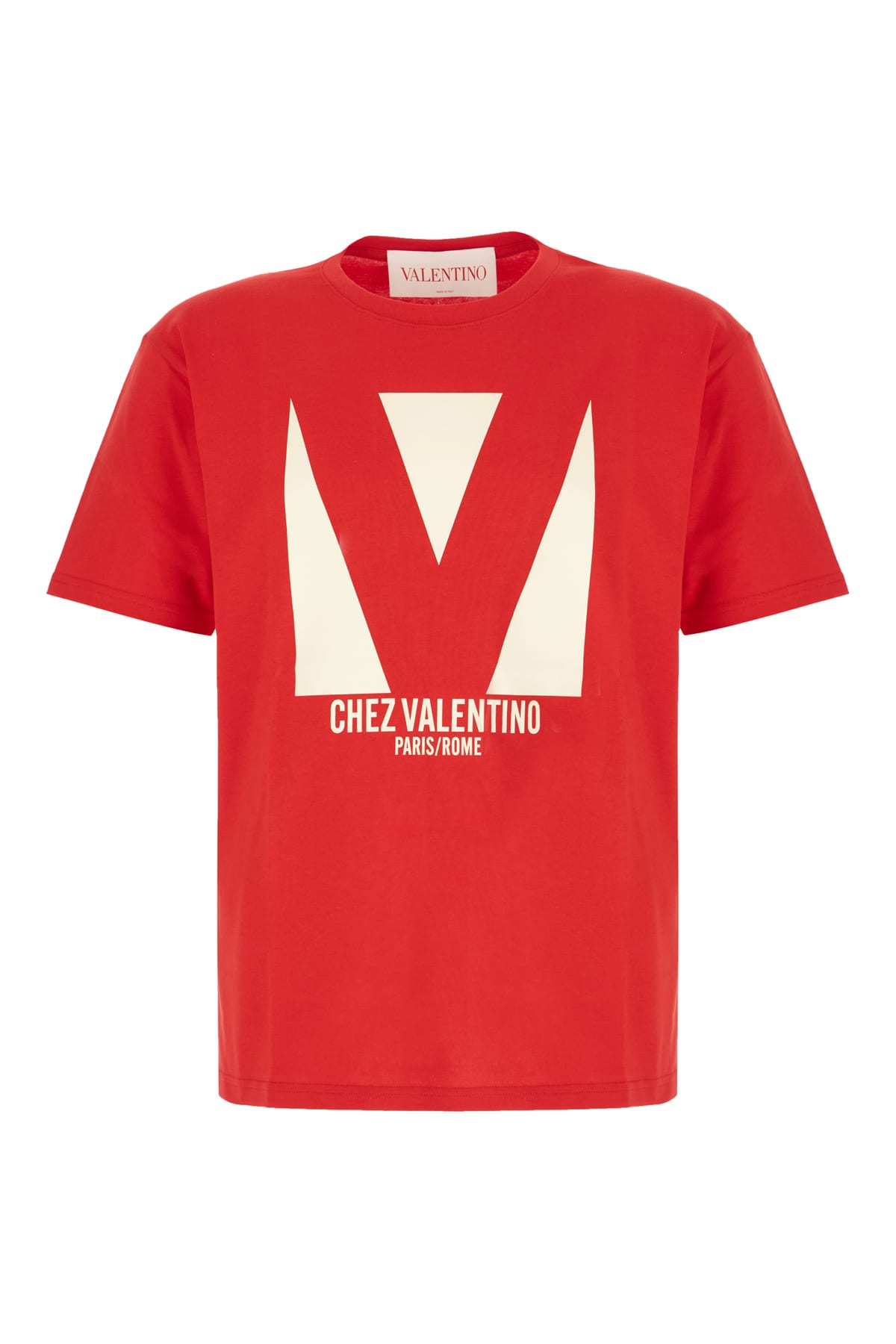 Tシャツ・カットソー VALENTINO SS25 Valentino Shirts Red (6V0AA11 1ATV9RD) Valentino Garavani Maxi Print T-shirt | italist
