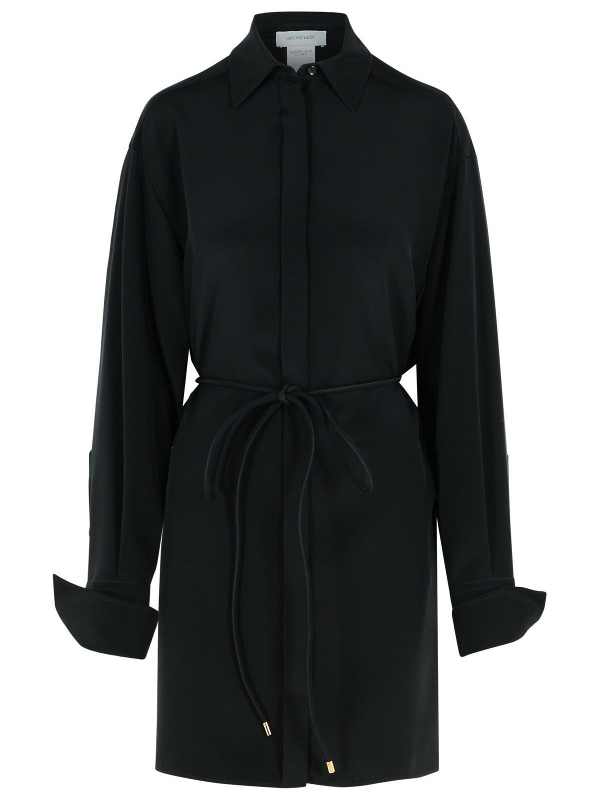 【送料&関税込】SportMax Tied Waist Long-sleeved Dress SportMax Tied Waist Long-sleeved Dress | italist