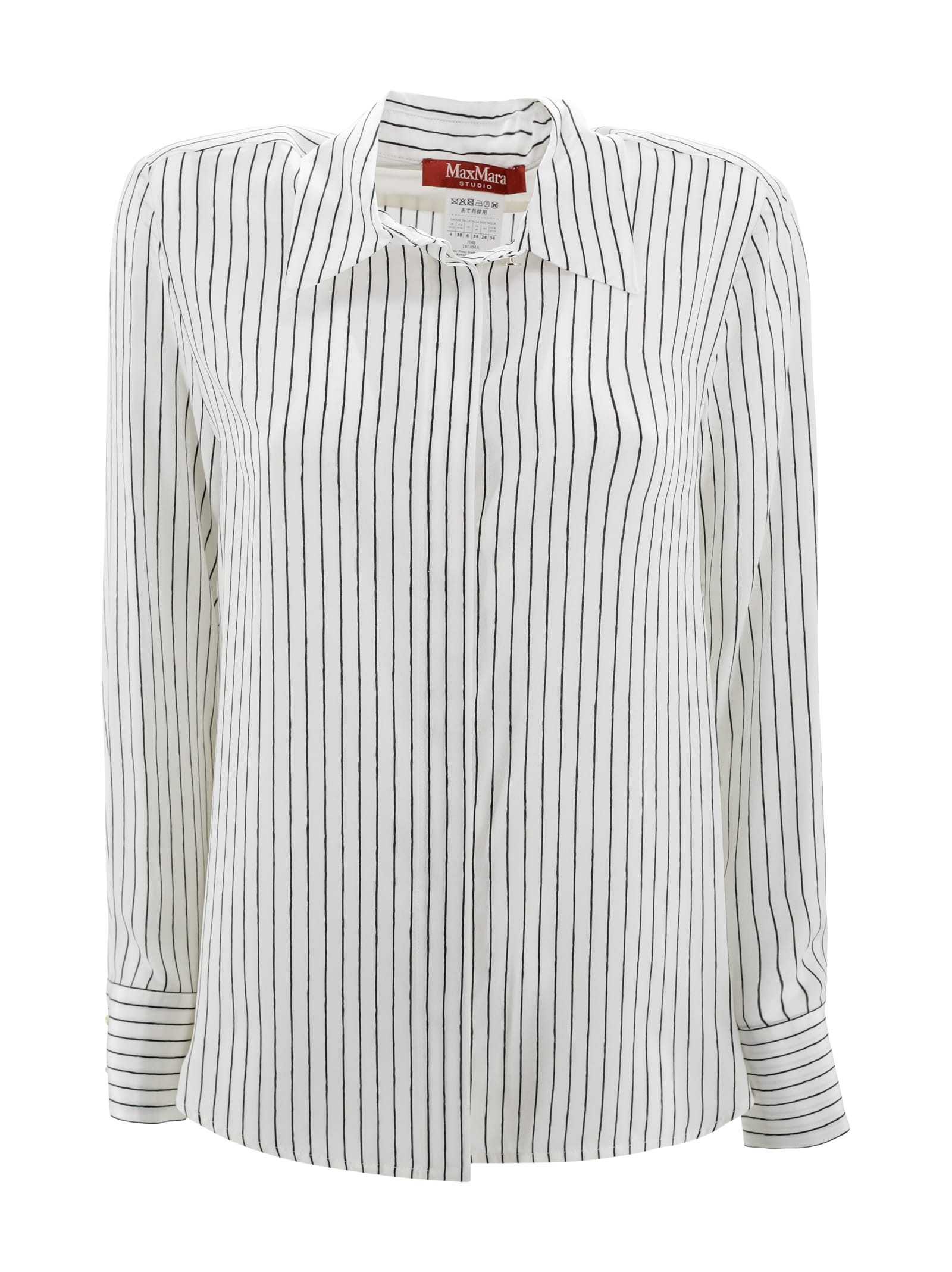Max Mara Studio Printed Silk Lama Shirt | italist