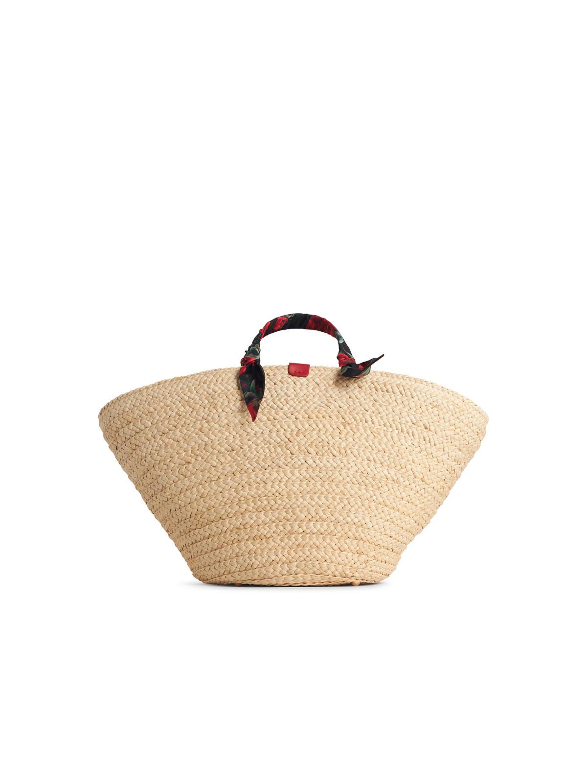 【関税＆送料込み】Dolce & Gabbana 'Raffia' Red Corn Blend Dolce & Gabbana 'rafia' Red Corn Blend Shopping Bag