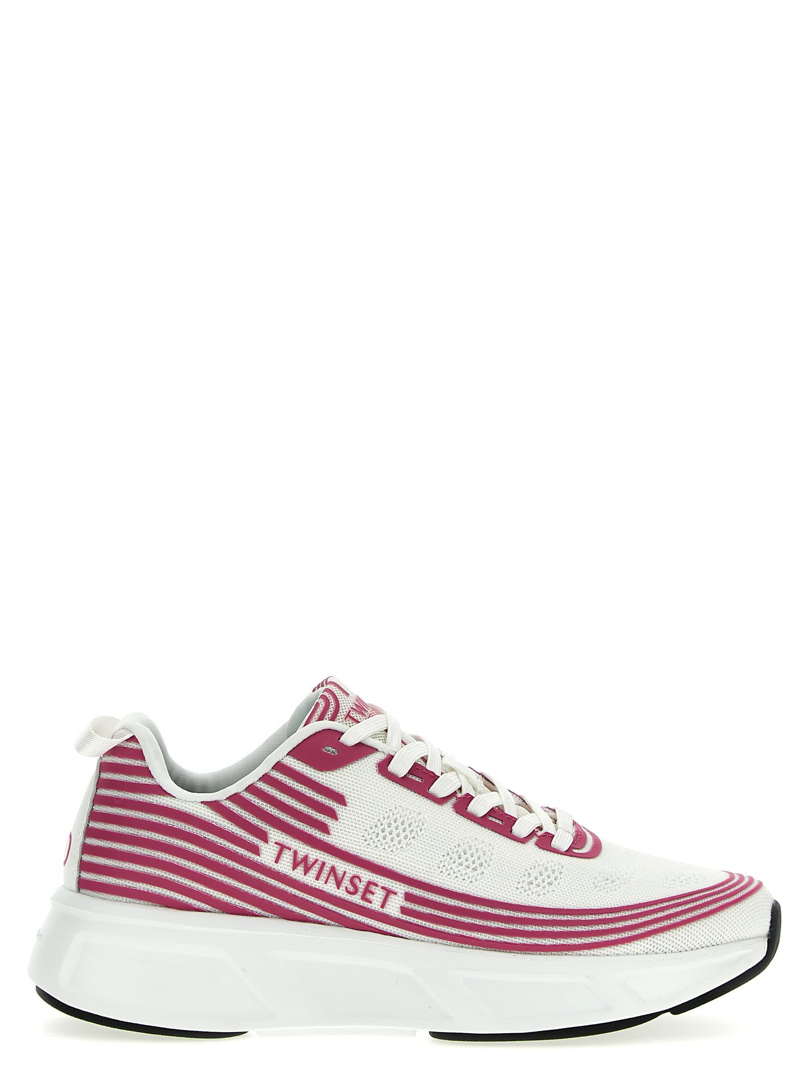 スニーカー TWINSET SS24 Stretch knit sneakers (241TCP212S18698 11401) TwinSet Stretch Knit Sneakers | italist