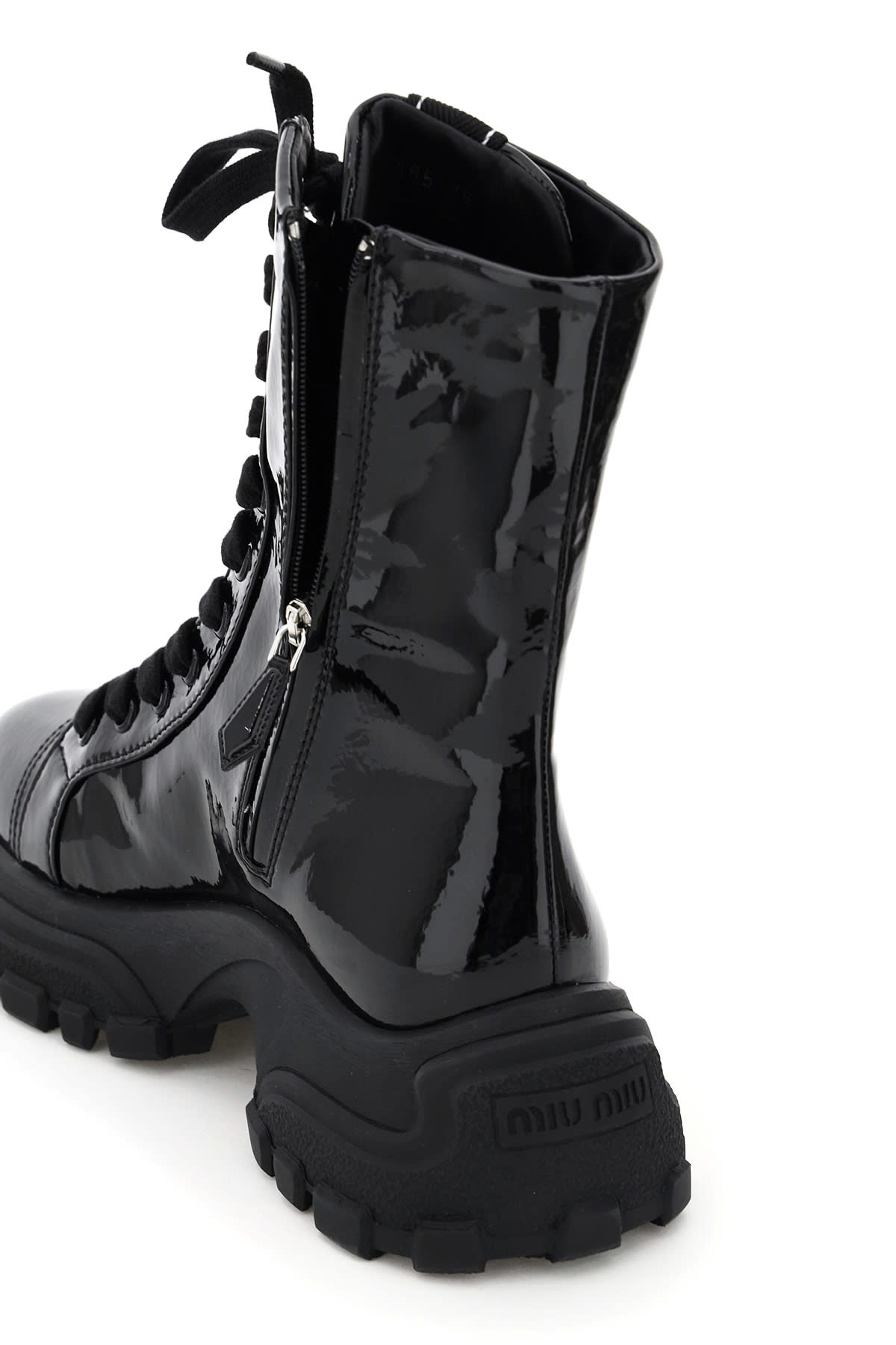 miu miu naplak tech patent combat boots