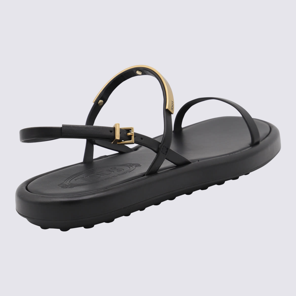 VIP【送料関税込】TOD'S T LEATHER FLAT SANDALS Tod's Leather Flat Sandals | italist