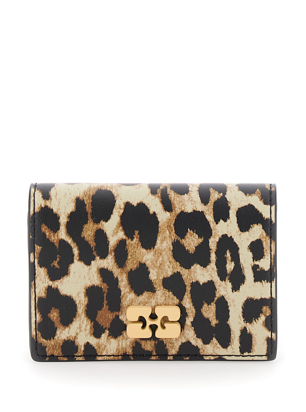 【送料&関税込】Ganni Bou Wallet In Animalier Leather Ganni Bou Wallet In Animalier Leather | italist