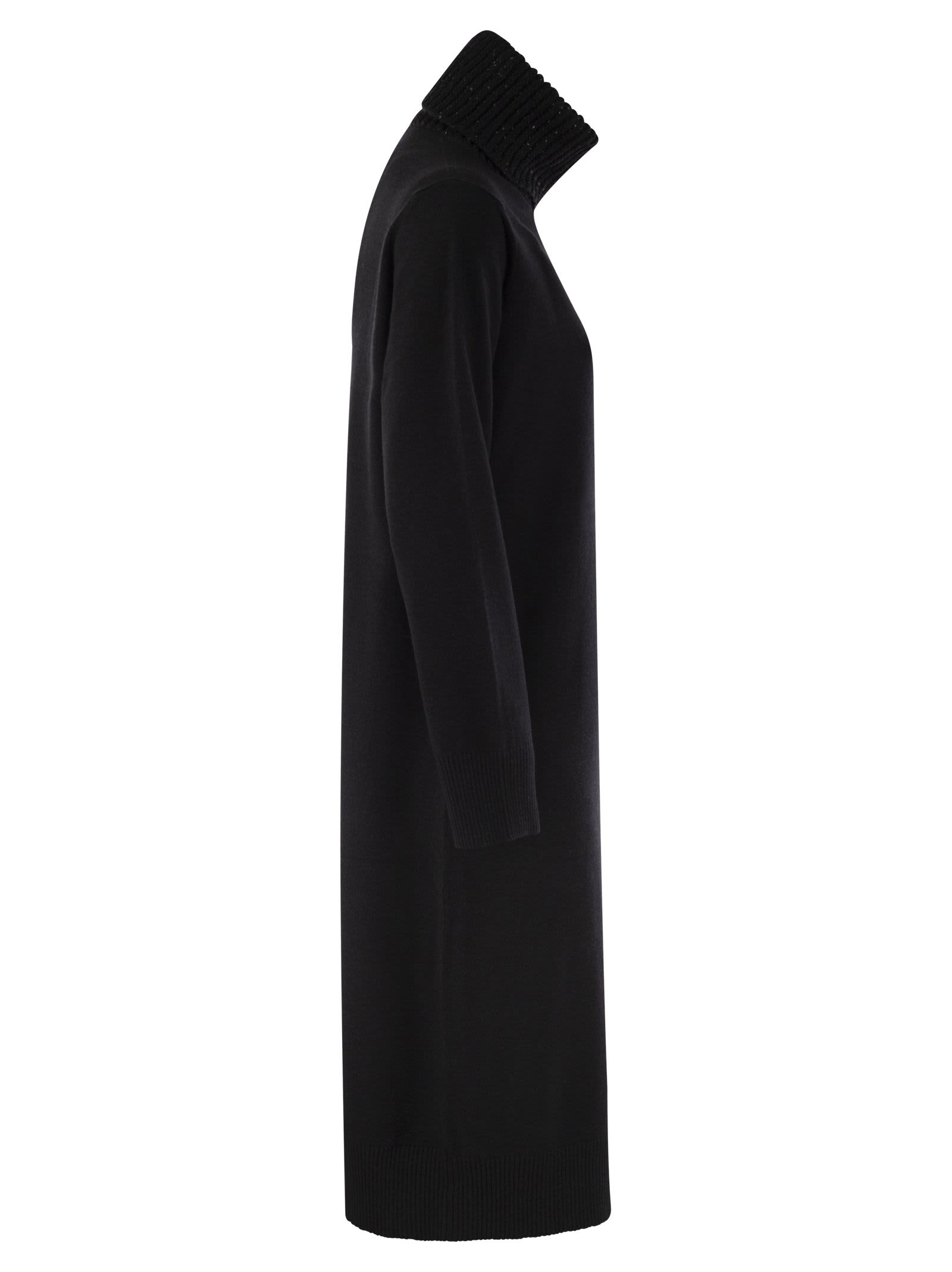 パーティードレス FABIANA FILIPPI High neck dress with sequins Fabiana Filippi Women's High Neck Dress With Sequins In