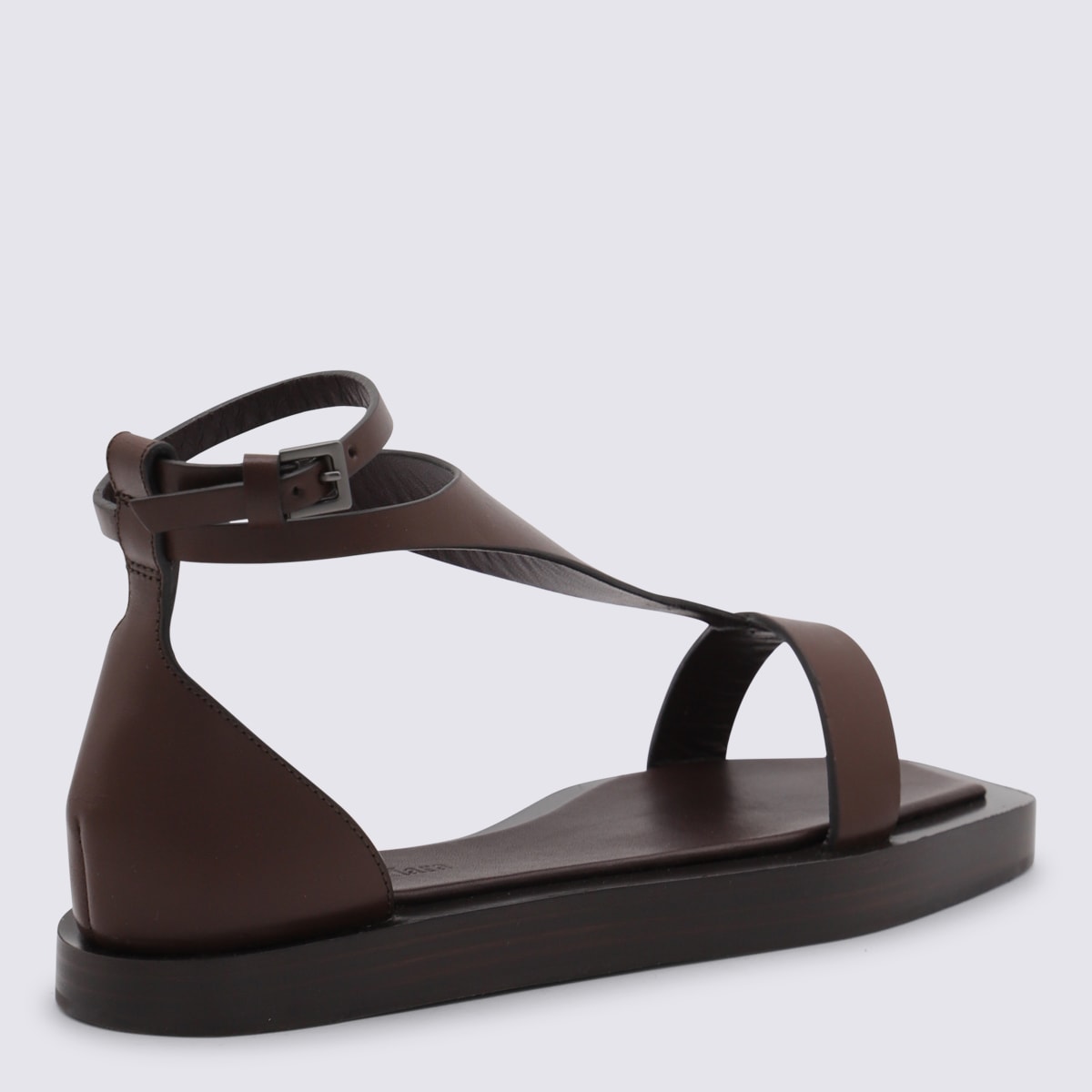 ★関税込み★ Max Mara BROWN VERAFLAT SANDALS Max Mara Brown Veraflat Sandals | italist