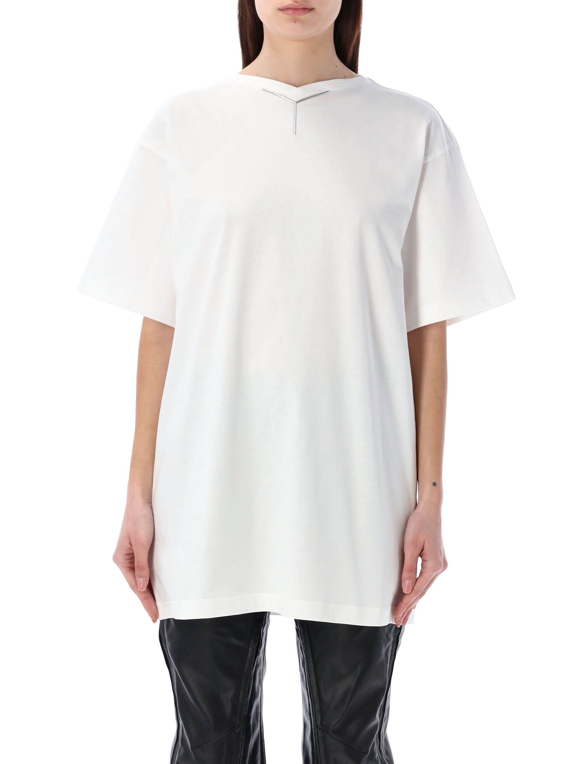Y/PROJECT YクロムクルネックTシャツ 204TS006 J135OPTICWHITE Y/Project Y Chrome T-shirt 204TS006.J135-OPTIC WHITE | IlDuomo