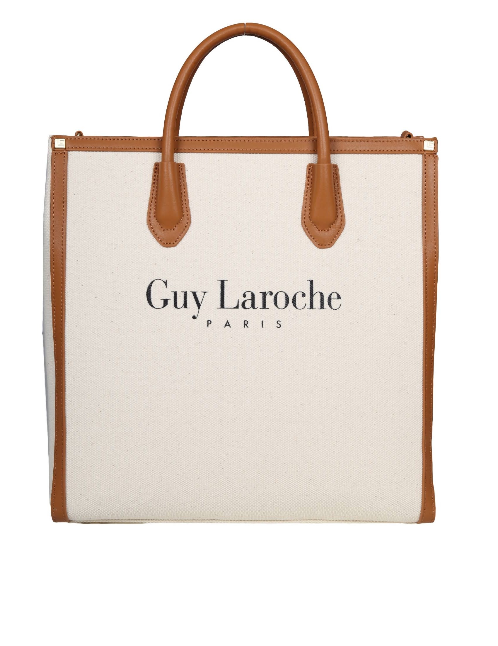 Guy Laroche Women's Fabric Shoulder Bag in Brown | FW23/24