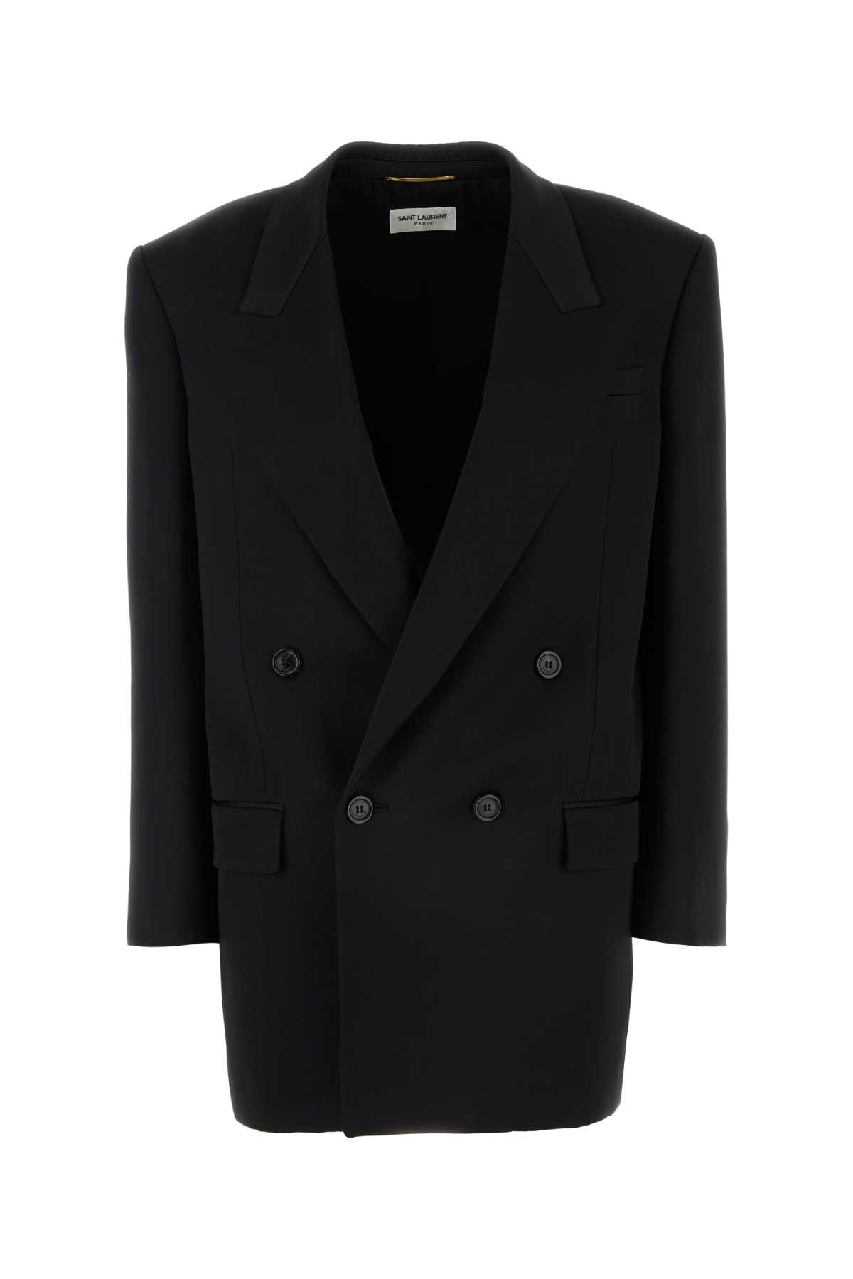 ジャケット SAINT LAURENT Black Satin Blazer Saint Laurent Black Satin Blazer | italist