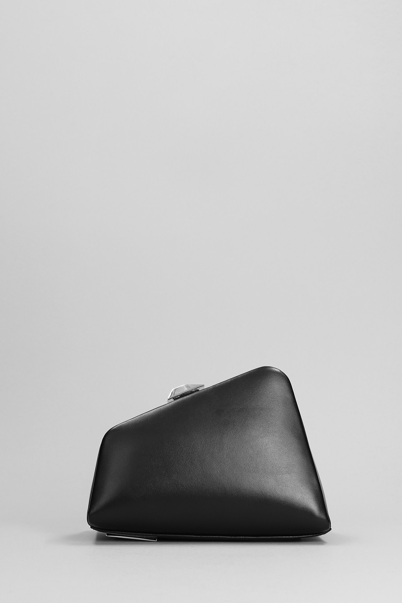 The Attico Midnight Logo Detailed Clutch Bag | italist