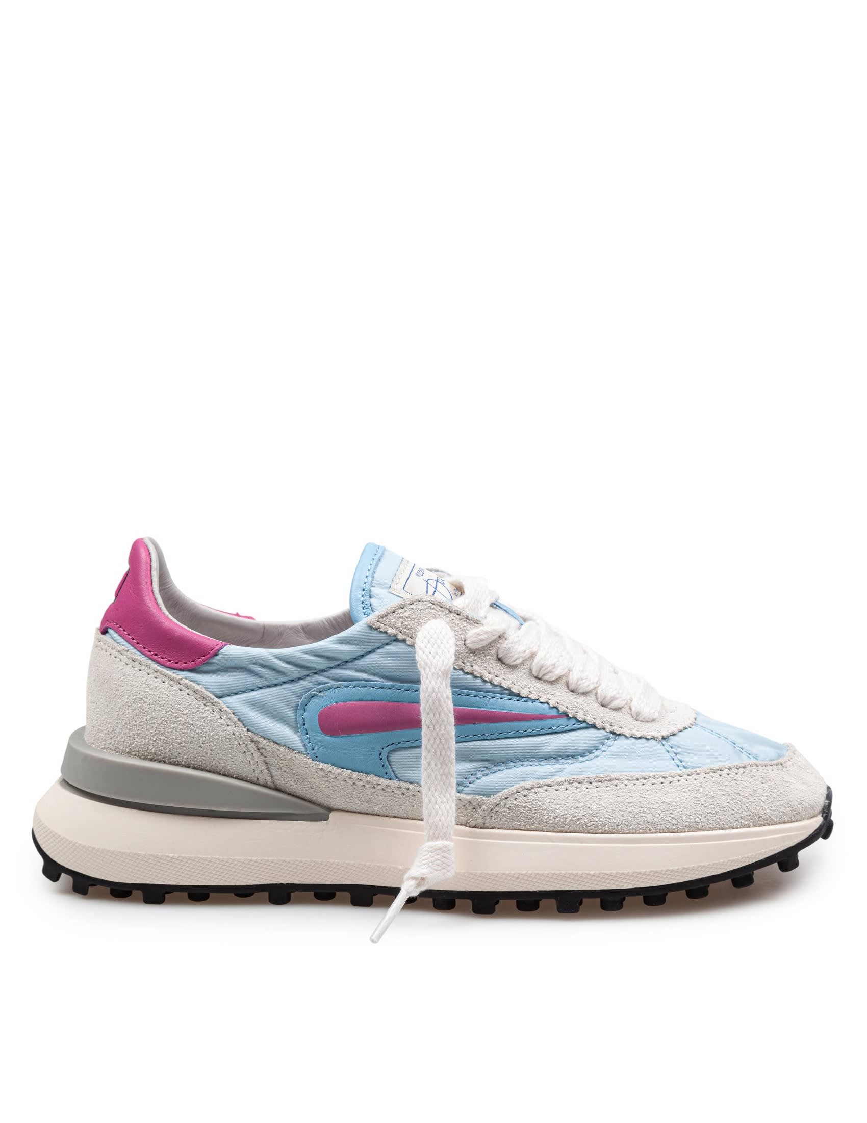 D.A.T.E. D.a.t.e Athleta Nylon And Suede Sneakers White