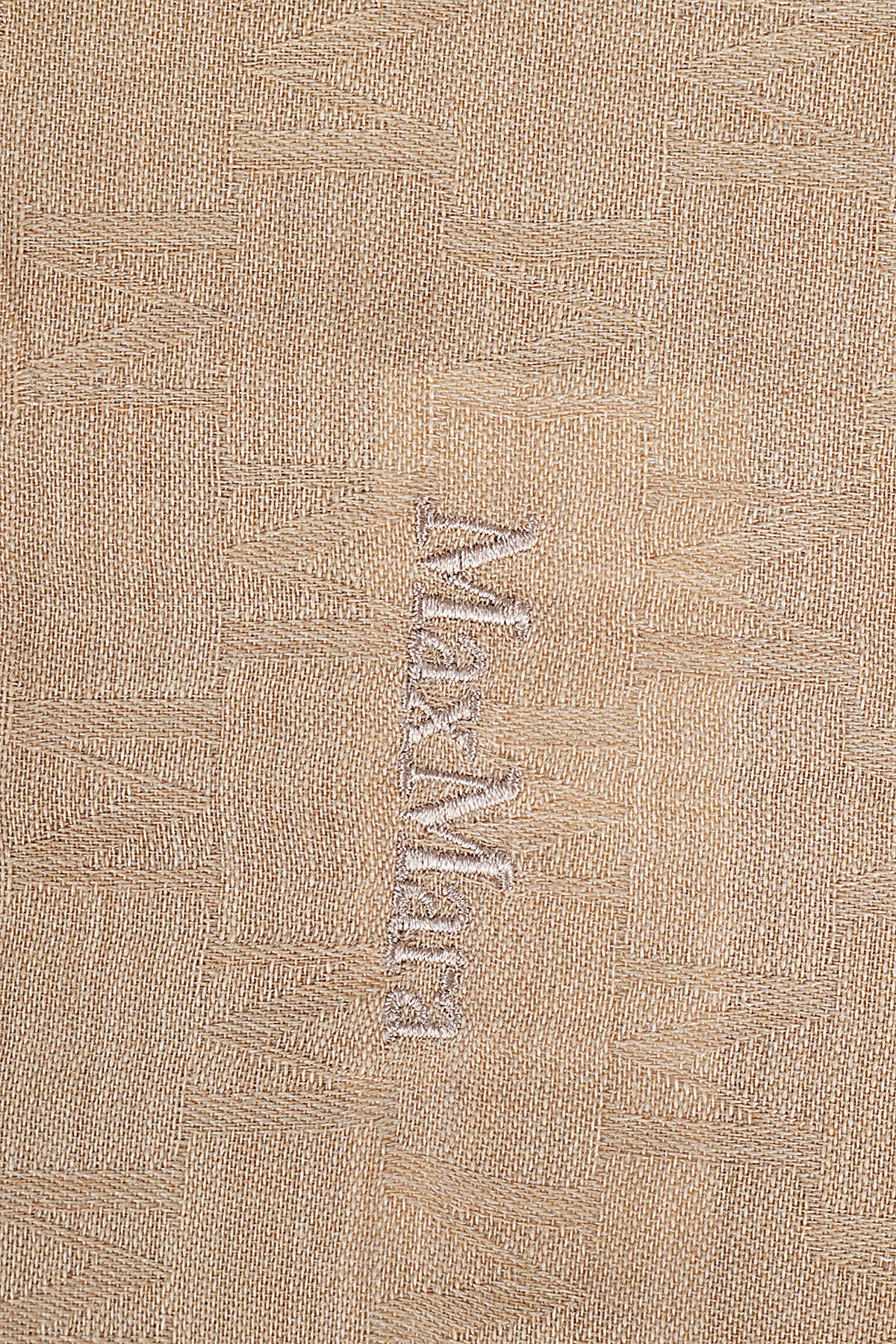 Max Mara 'magico' Light Brown Wool Scarf | italist