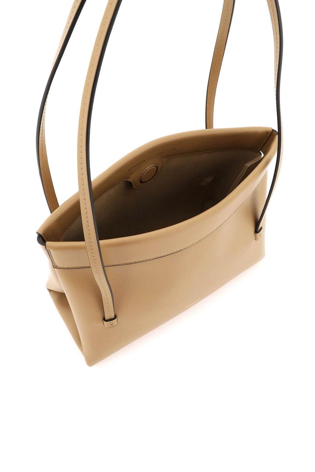 トートバッグ WANDLER Joanna Bag Mini in Brown Leather Wandler Mini Joanna Top Handle Bag | italist