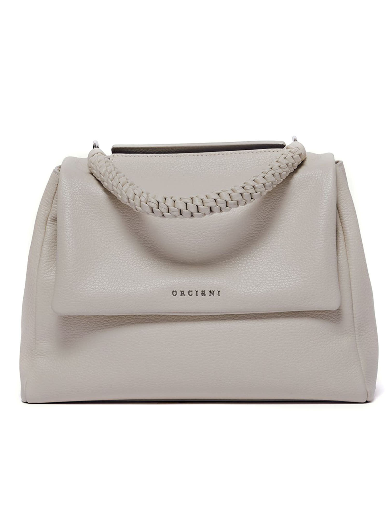 ショルダーバッグ・ポシェット Orciani MEDIUM SENSE SCOOBY SVEVA SHOULDER BAG Orciani Sveva Sense Scooby Midi Leather Shoulder Bag