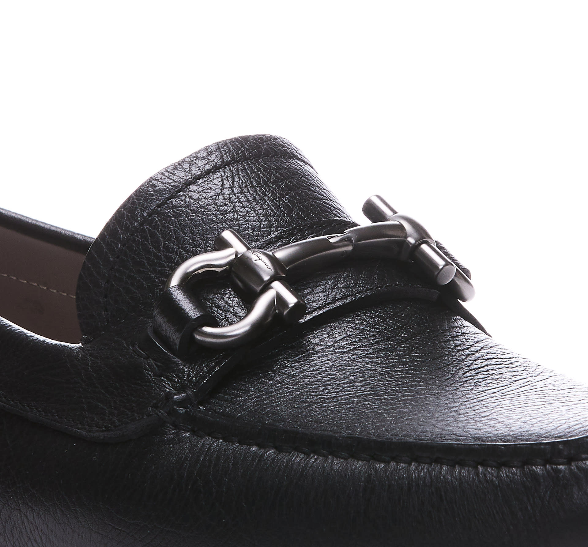 FERRAGAMO GALLES LOAFERS IN LEATHER WITH GANCINI BUCKLE