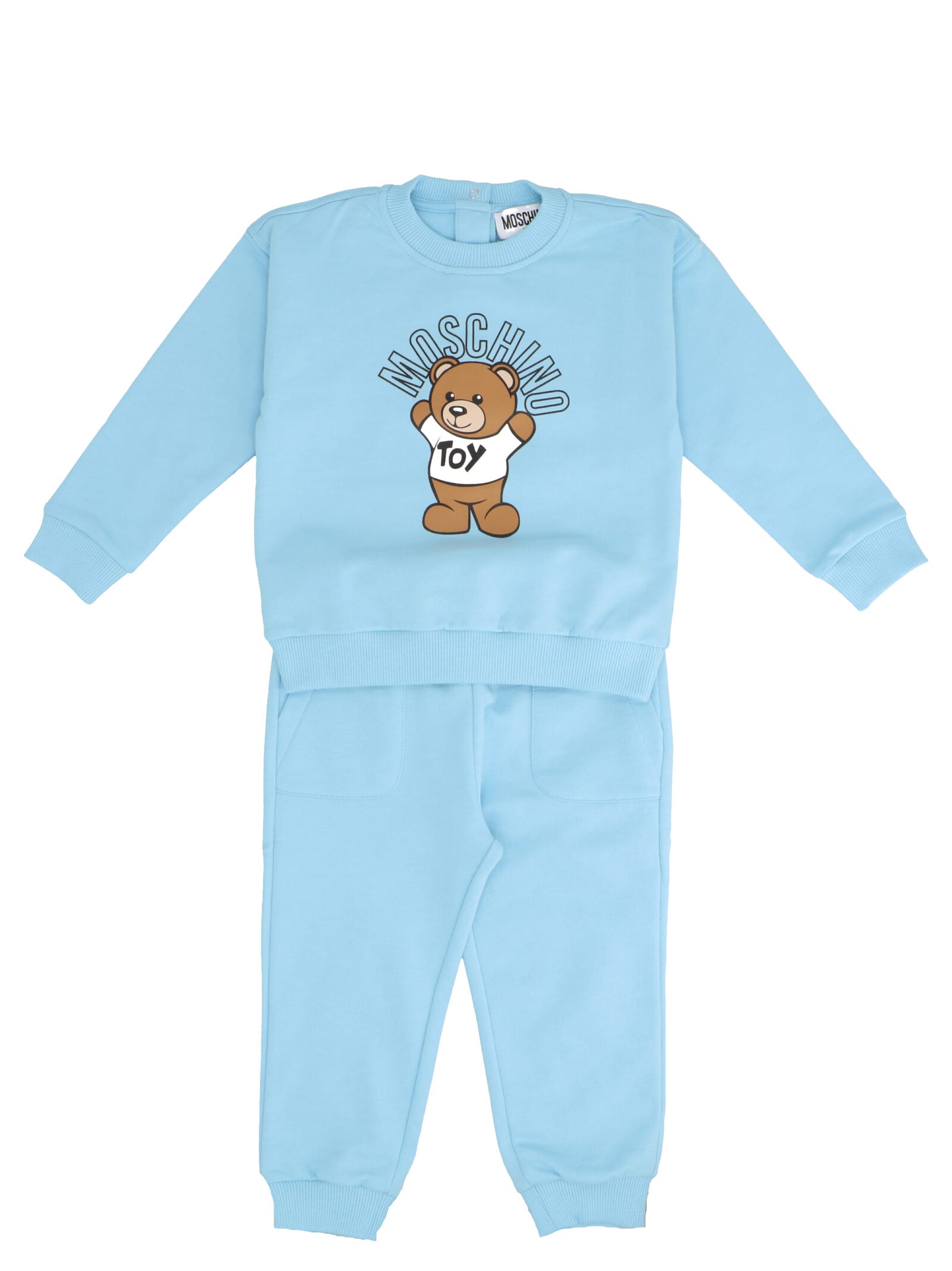 Baby Teddy Bear jersey sweatshirt and sweatpants set in