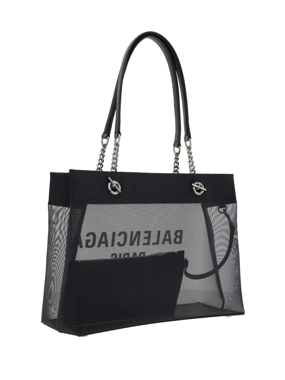 【送料&関税込】Balenciaga Black Canvas And Mesh Medium 24/7 24314817_54380472_600.jpg
