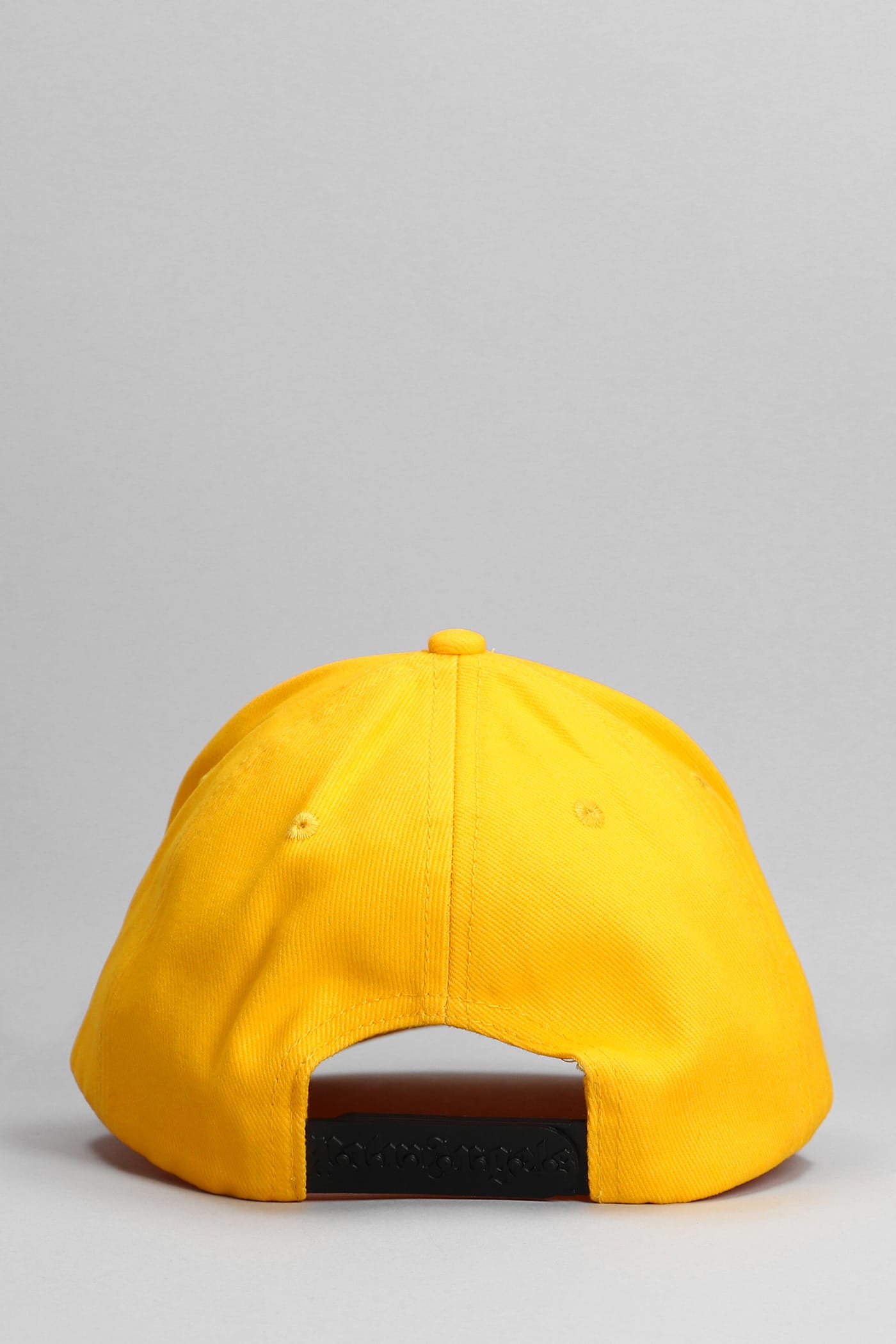 Palm Angels Hats Women Cotton Yellow Black