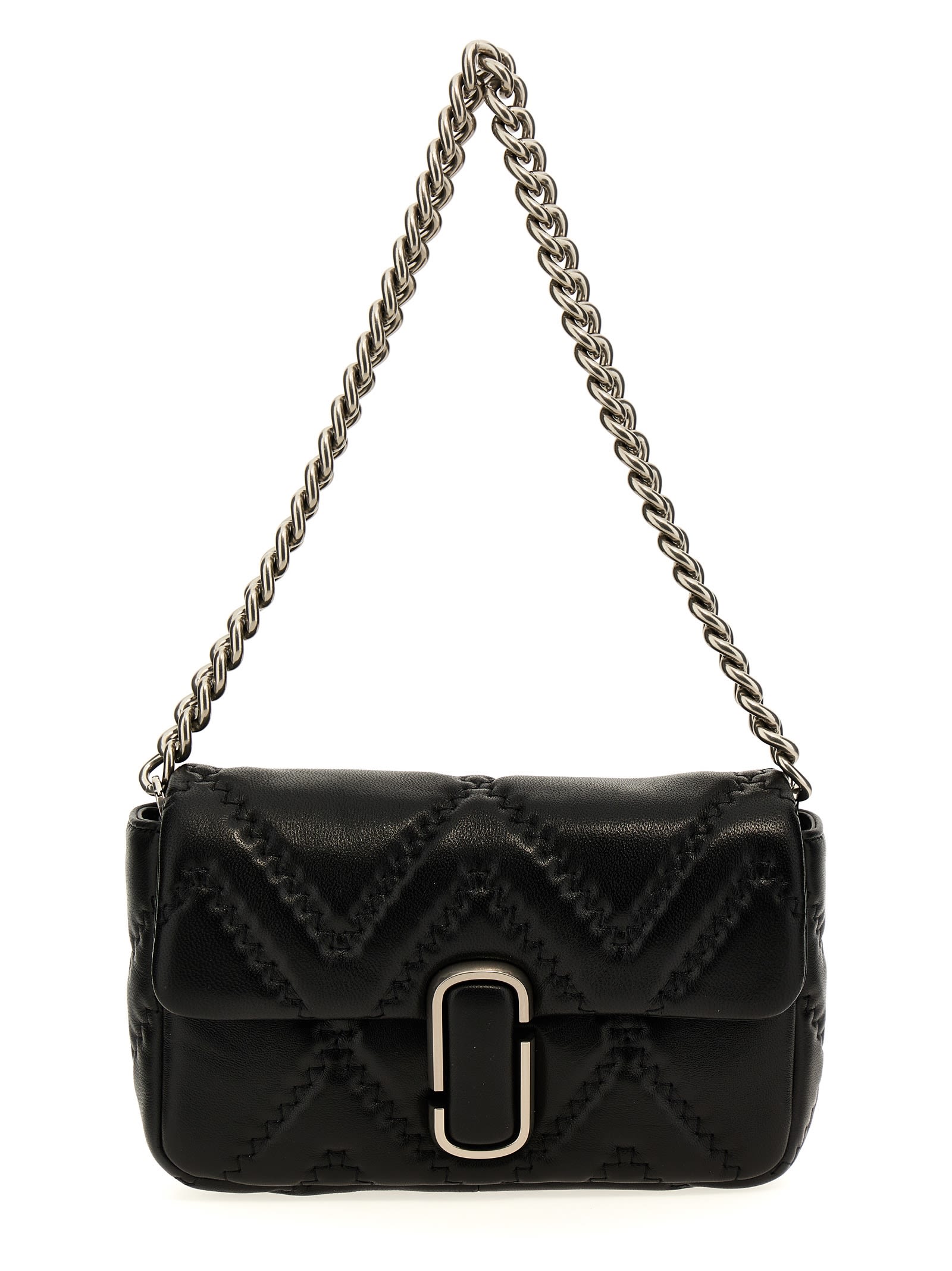 【関税込み】The Big Link Shoulder Bag - Marc Jacobs - Leathe The Big Link Shoulder Bag - Marc Jacobs - Leather - Black
