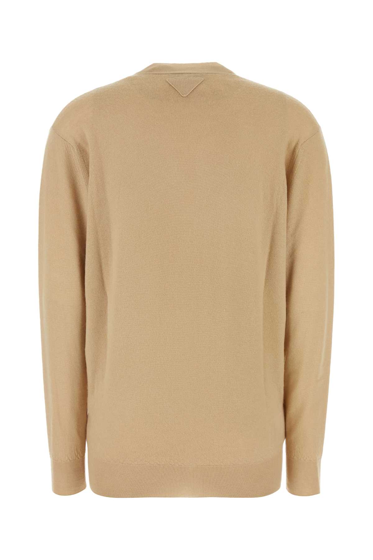 Prada Beige Cashmere Cardigan | italist