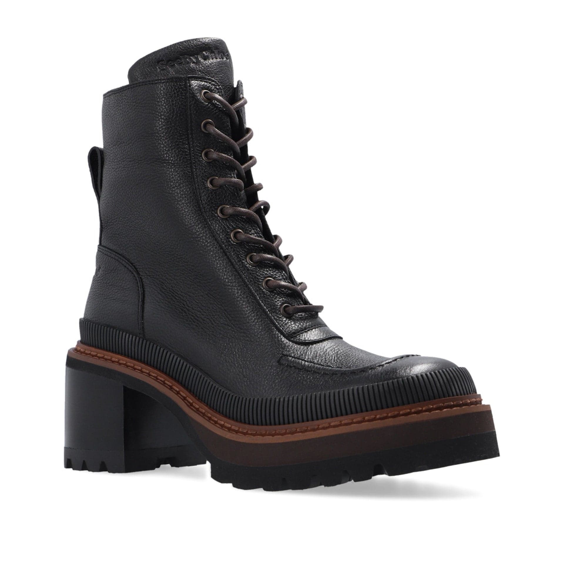 【送料&関税込】See by ChloAC Mahalia Leather Lace-up Boots See by Chloé Mahalia Leather Lace-up Boots | italist, ALWAYS