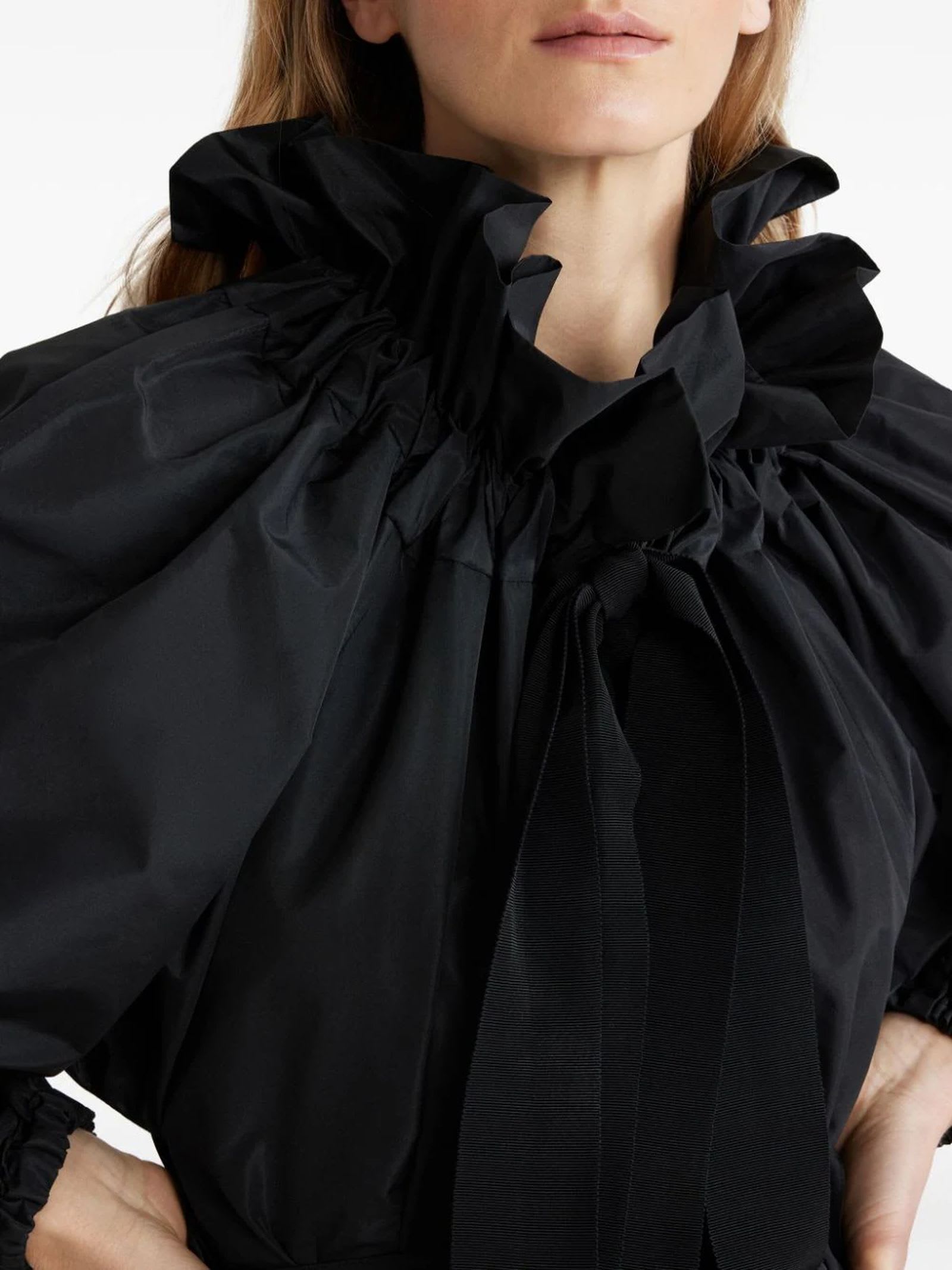 【送料&関税込】Patou Black Iconic Drawstring Mini Dress Patou Black Iconic Drawstring Mini Dress | italist