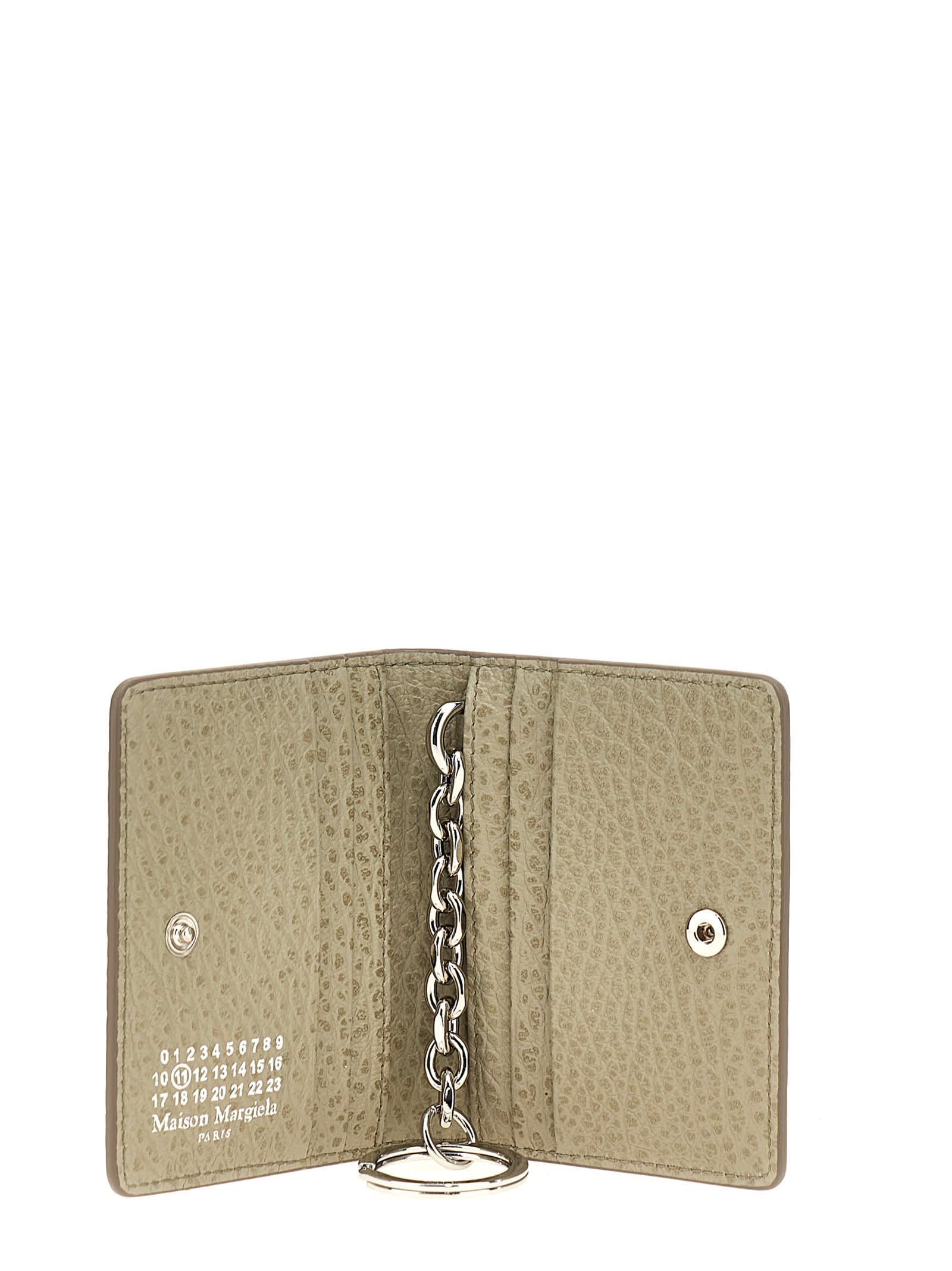 バッグチャーム Maison Margiela 24FW Women's Stitch Keyring Card Wallet (S56 Maison Margiela Authentic Four Stitches Keyring Card Holder