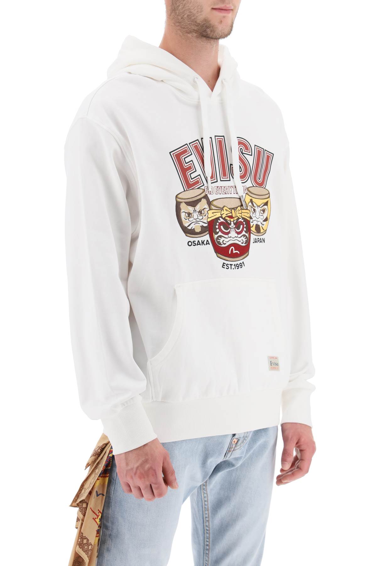 Evisu Hoodie With Embroidery And Print italist