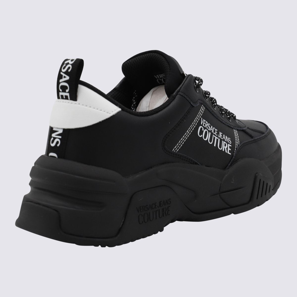 VERSACE ストレトレックトラウサ 10167791A12300 1B000 Versace Jeans Couture Black Sneakers | italist