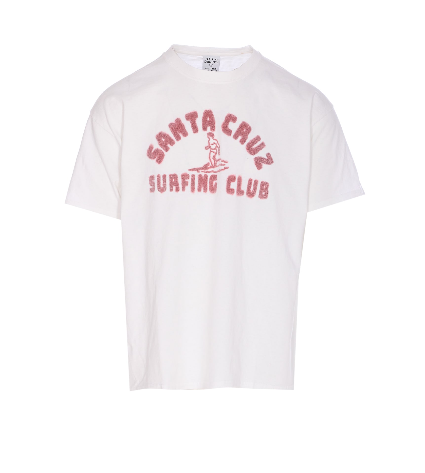 Tシャツ・カットソー WILD DONKEY Men T Shirts SANTA CRUZ WHITE White White Santa Cruz T-shirt – Wild Donkey