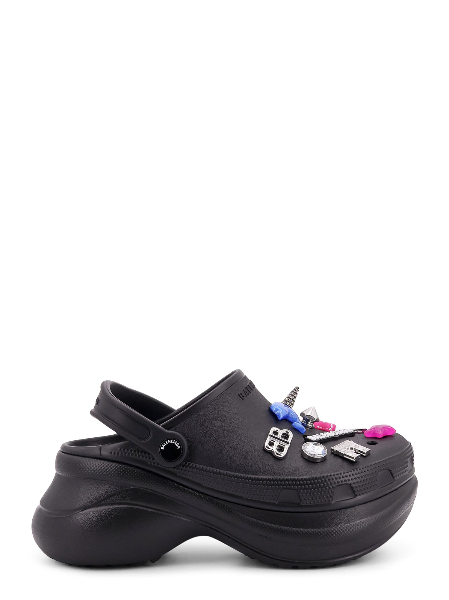 サンダル BALENCIAGA Black rubber Balenciaga X Crocsa mules Balenciaga Black Rubber X Crocsâ ¢ Mules | italist