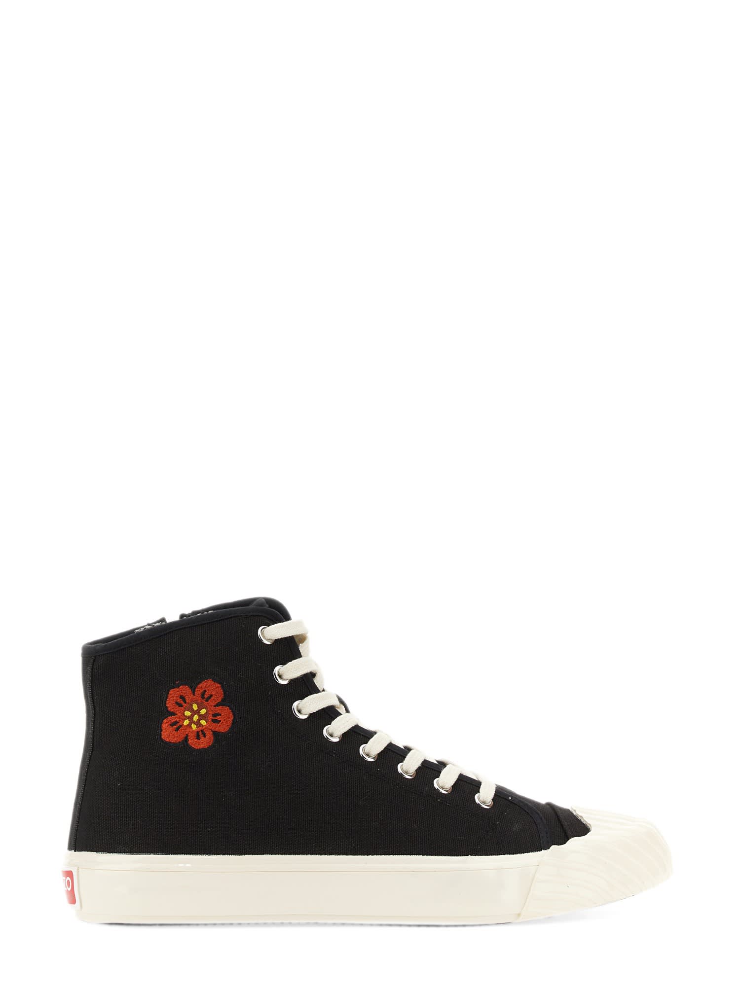 スニーカー KENZO SS24 KENZOSCHOOL HIGH-TOP SNEAKER (FD55SN020_F7399) Kenzo Kenzoschool high-top Sneakers | White | FARFETCH