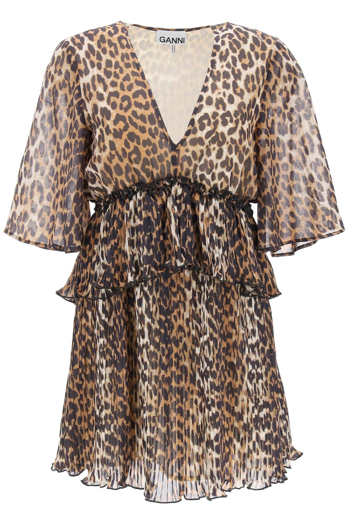 dress in animalier polyester