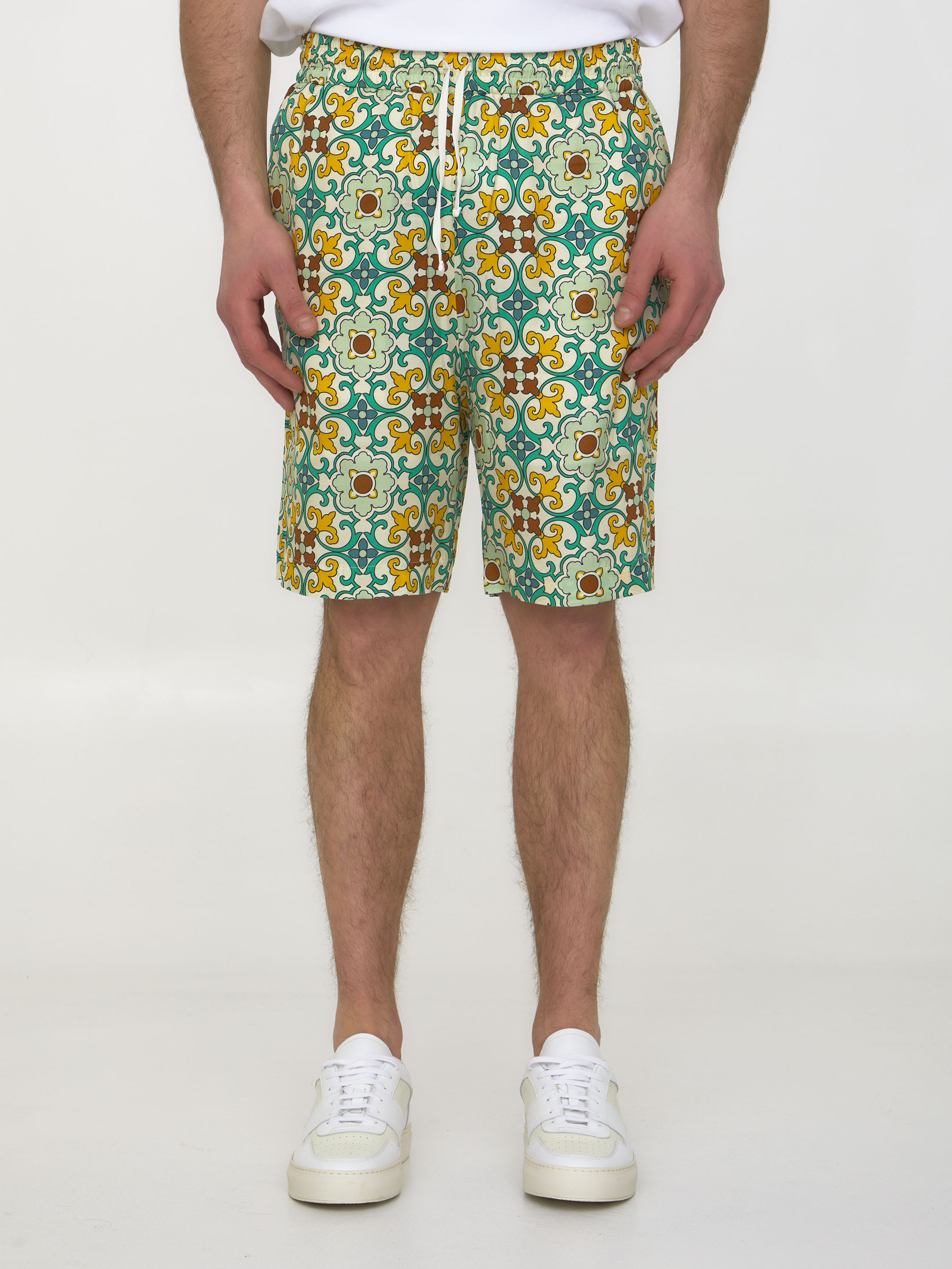 Drôle de Monsieur Le Short Faïence Bermuda Shorts | italist