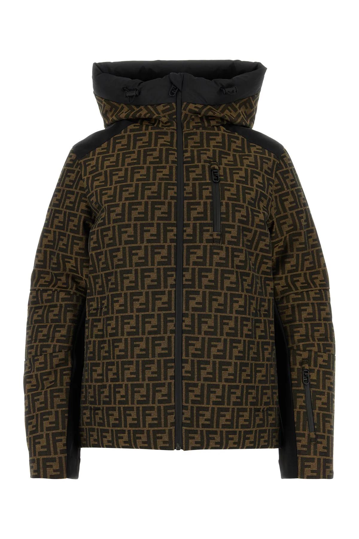 Fendi Embroidered Jacquard Ski Jacket | italist