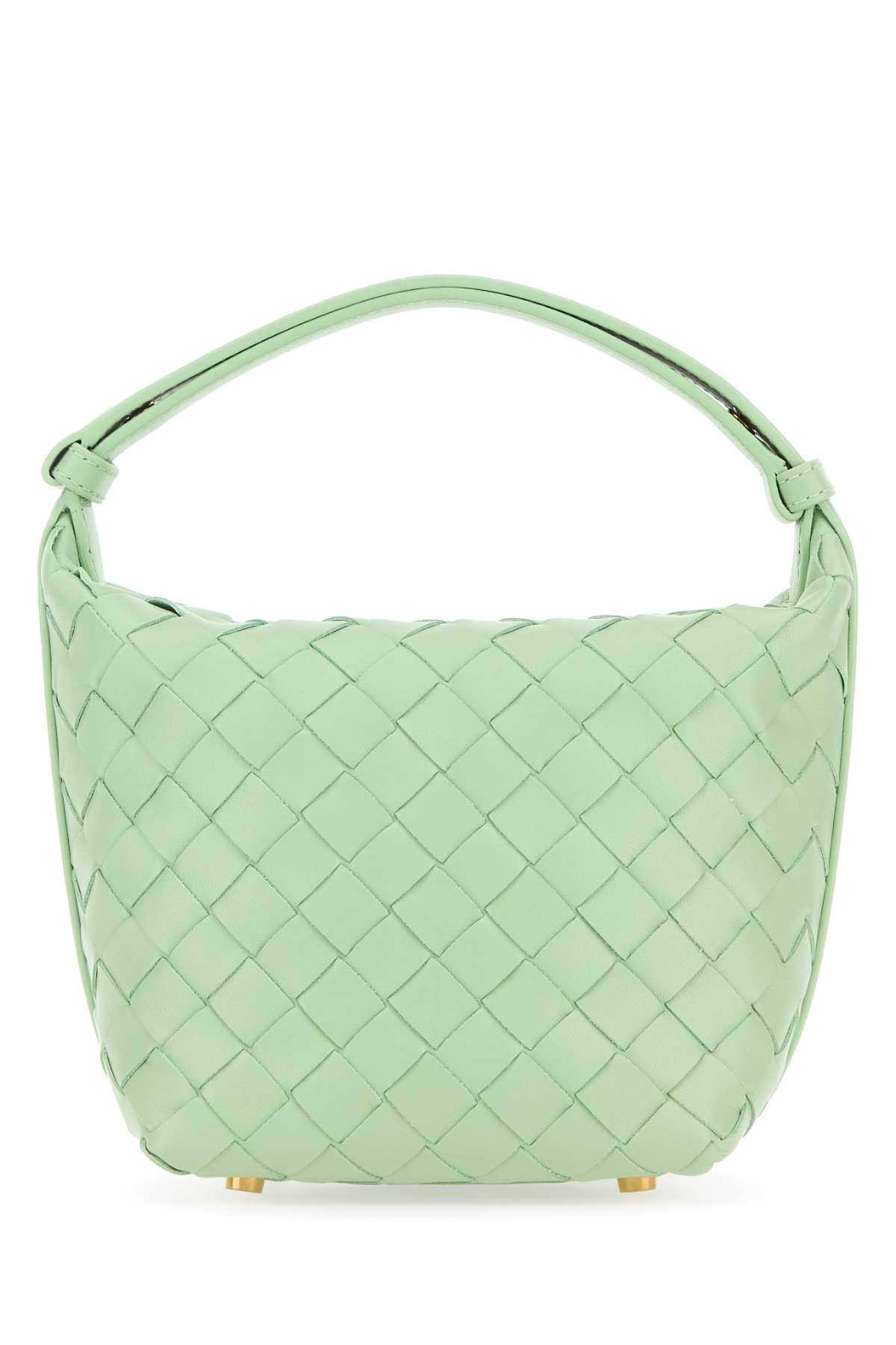 Bottega Veneta Mint Green Leather Micro Candy Wallace Handbag