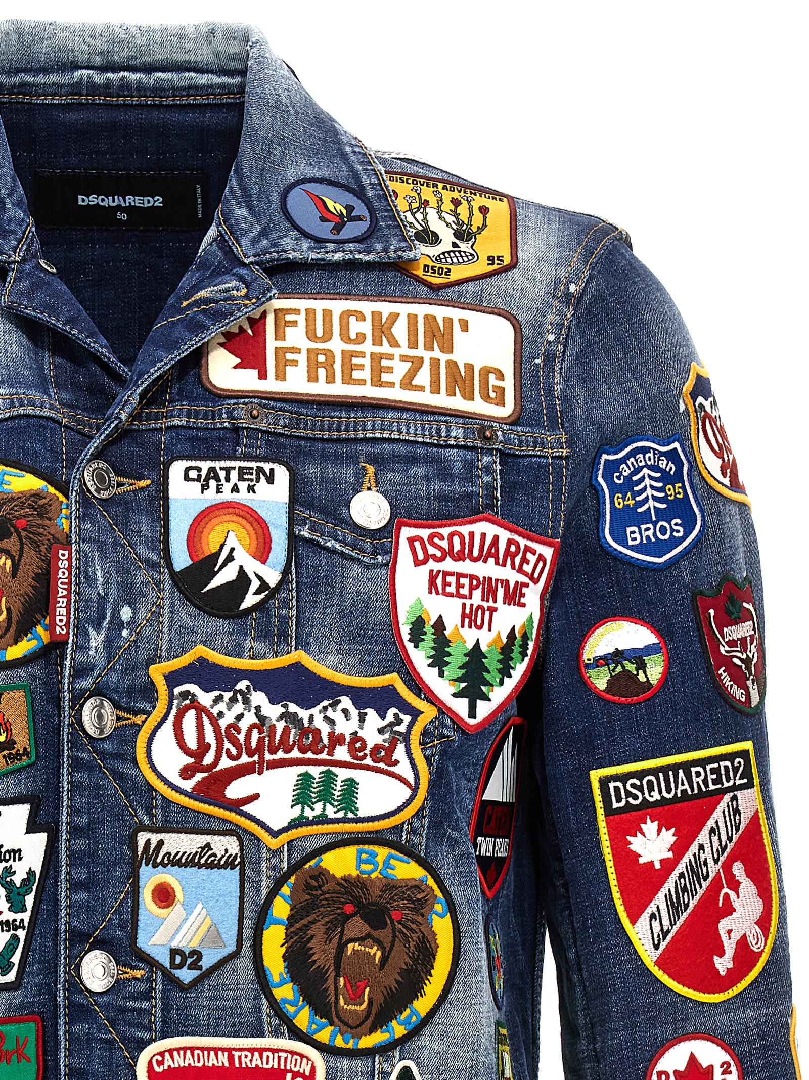 DSQUARED2 パッチ付きデニムジャケット 36 DSQUARED2パッチ付きデニムジャケット - メルカリ